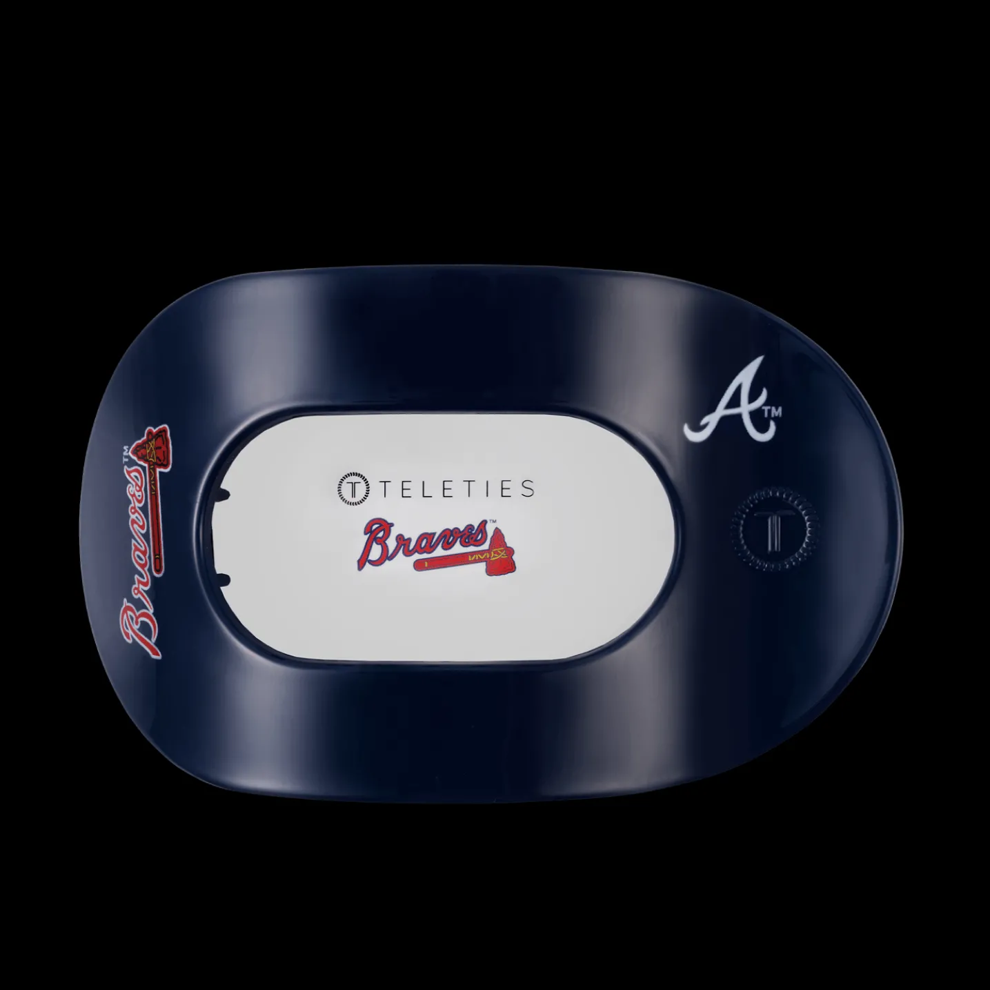 Atlanta Braves Large Flat Round Hair Clip