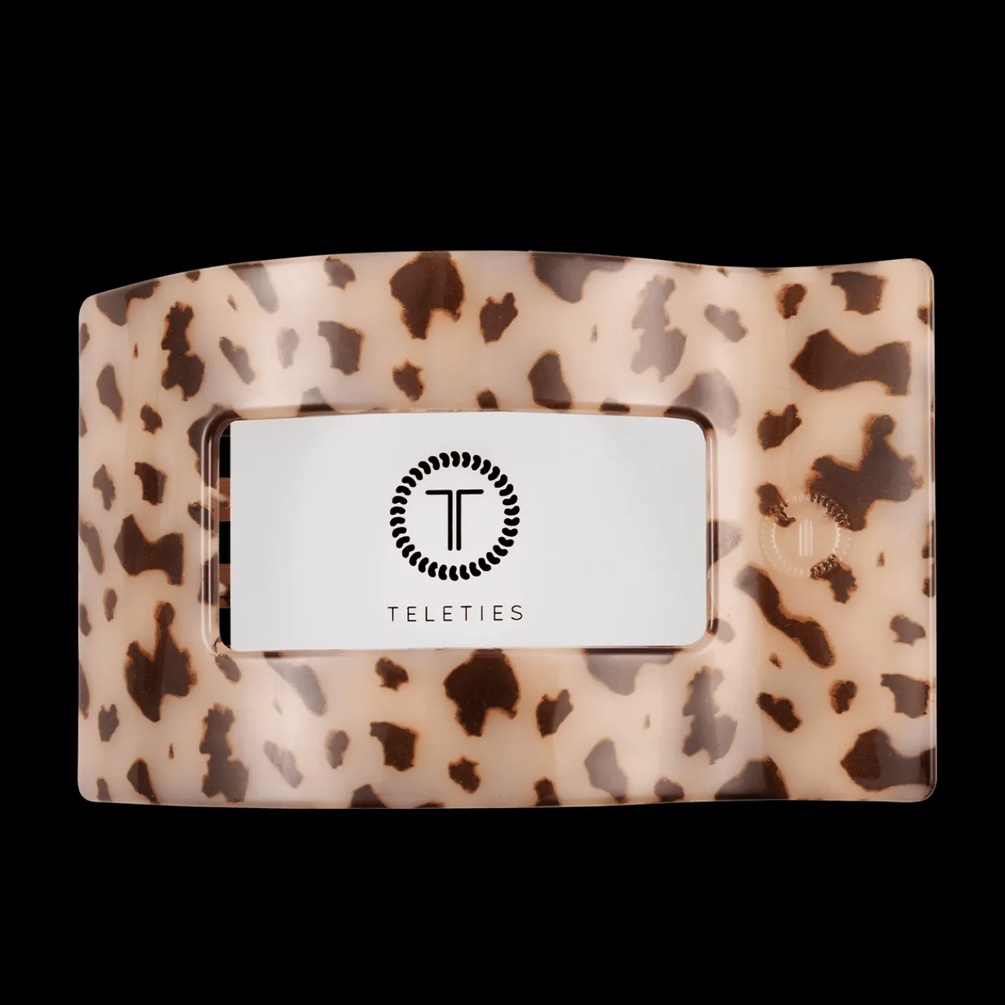 Blonde Tortoise Large Flat Rectangle Hair Clip