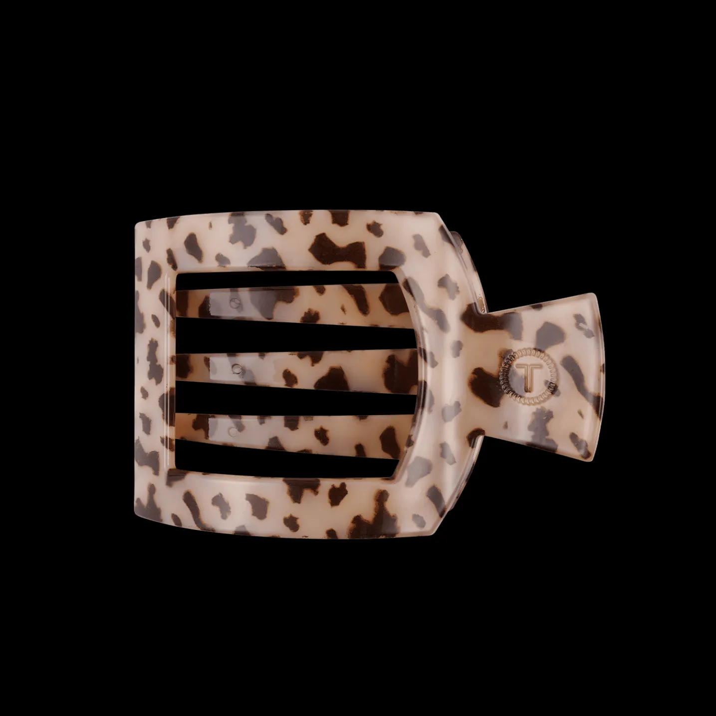 Blonde Tortoise Medium Flat Square Hair Clip