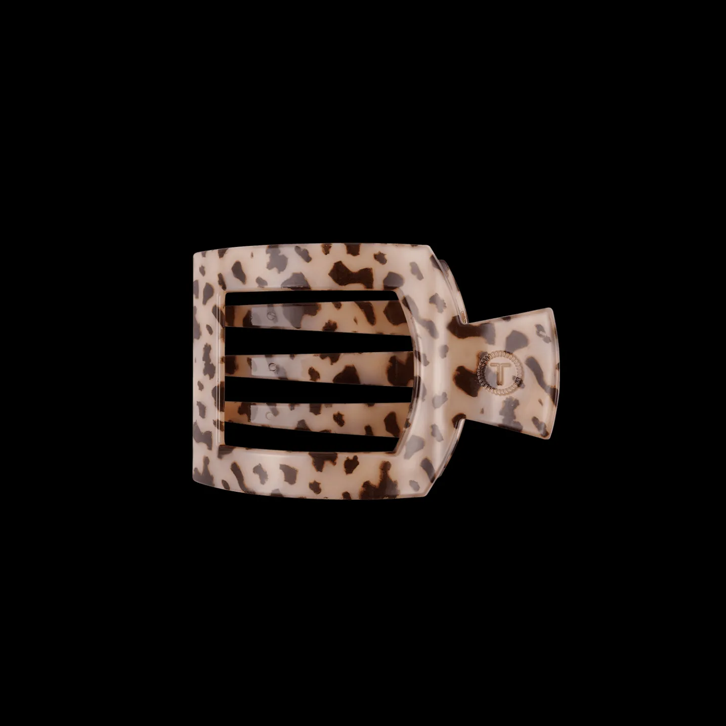 Blonde Tortoise Small Flat Square Hair Clip