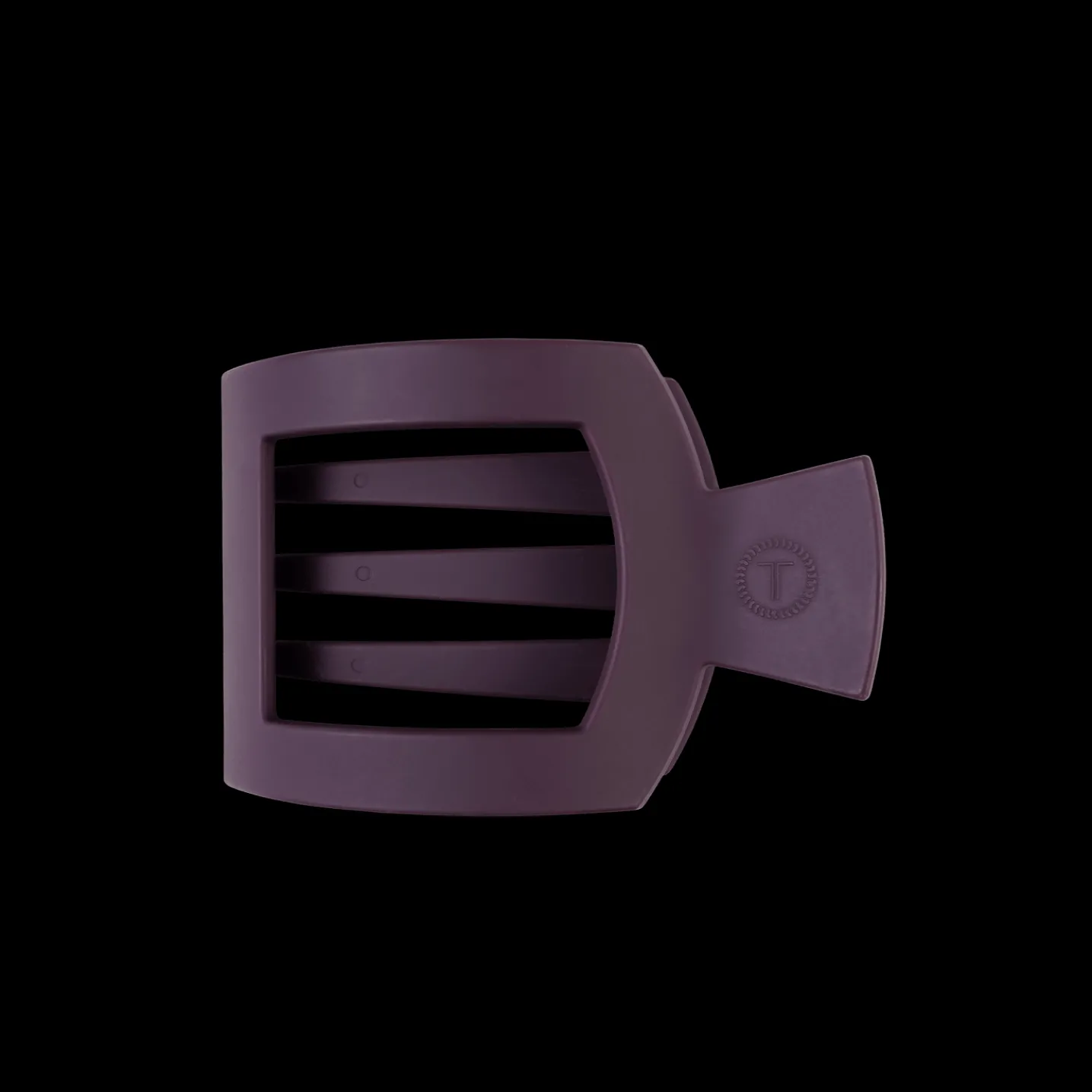 Burgundy Bliss Medium Flat Square Hair Clip