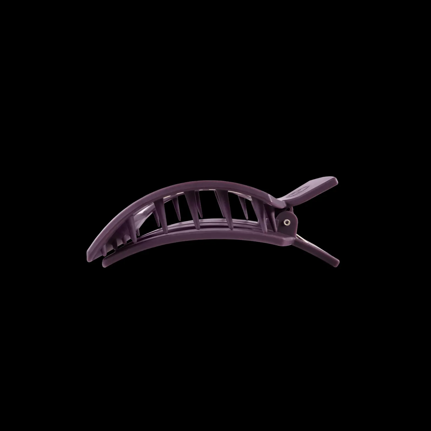 Burgundy Bliss Small Flat Square Hair Clip