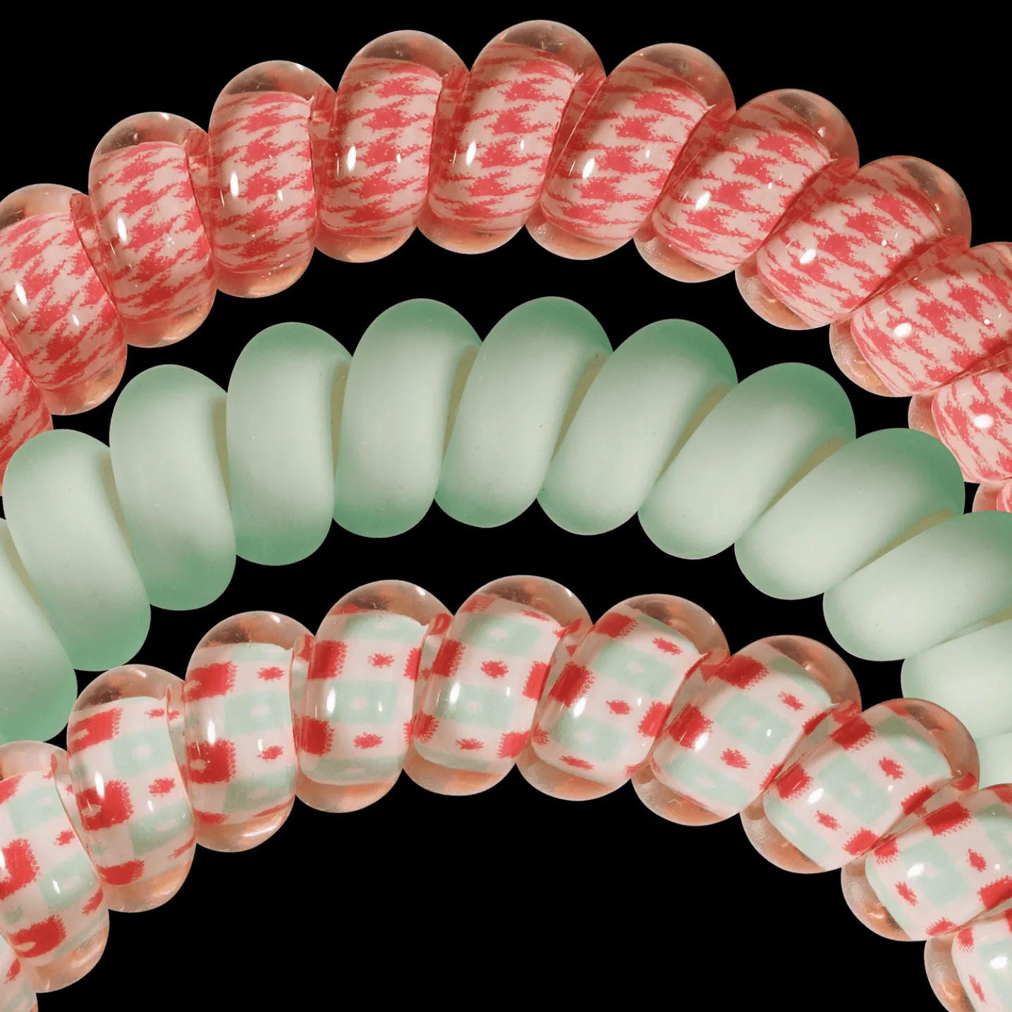 Calming Coral Small Hair Ties