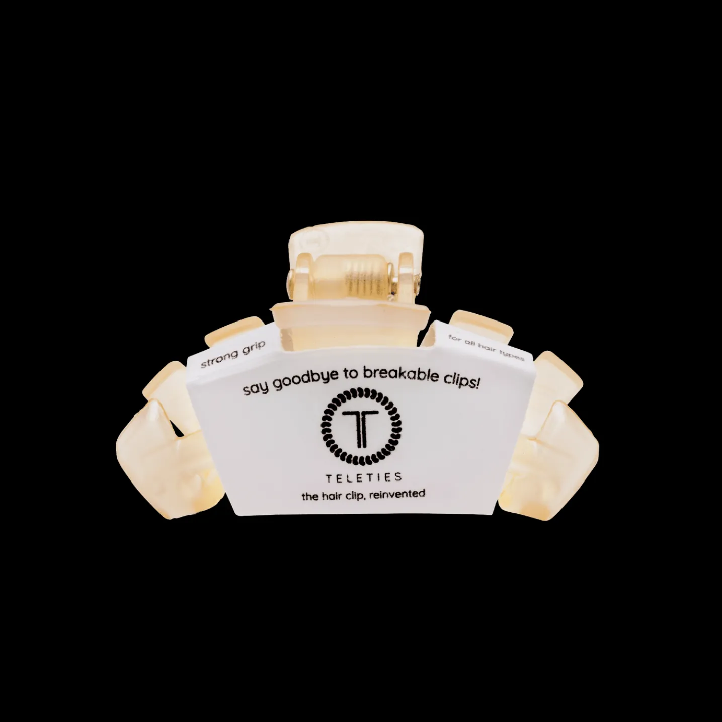 Classic Almond Beige Tiny Claw Hair Clip