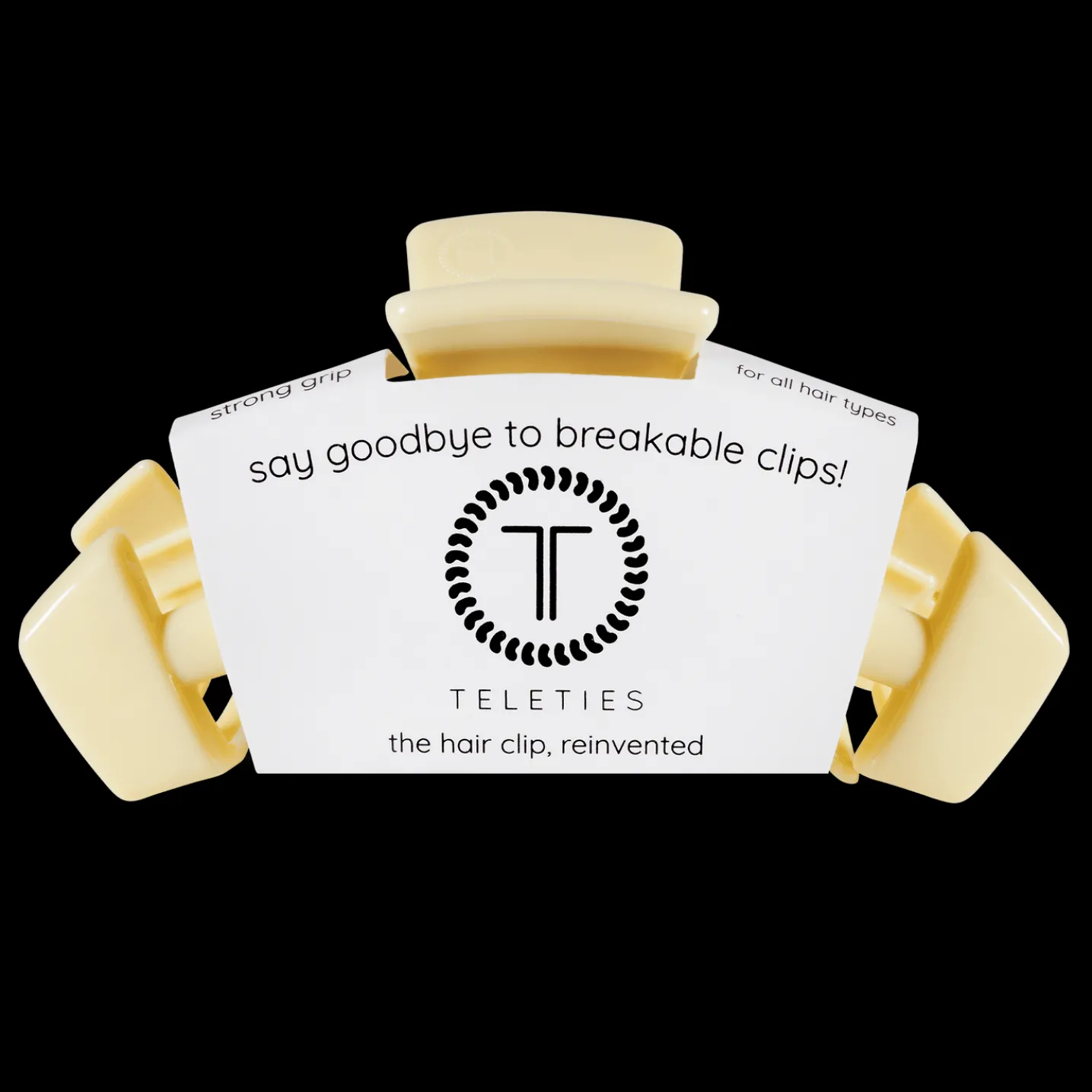 Classic Butter Yellow Large Hair Clip