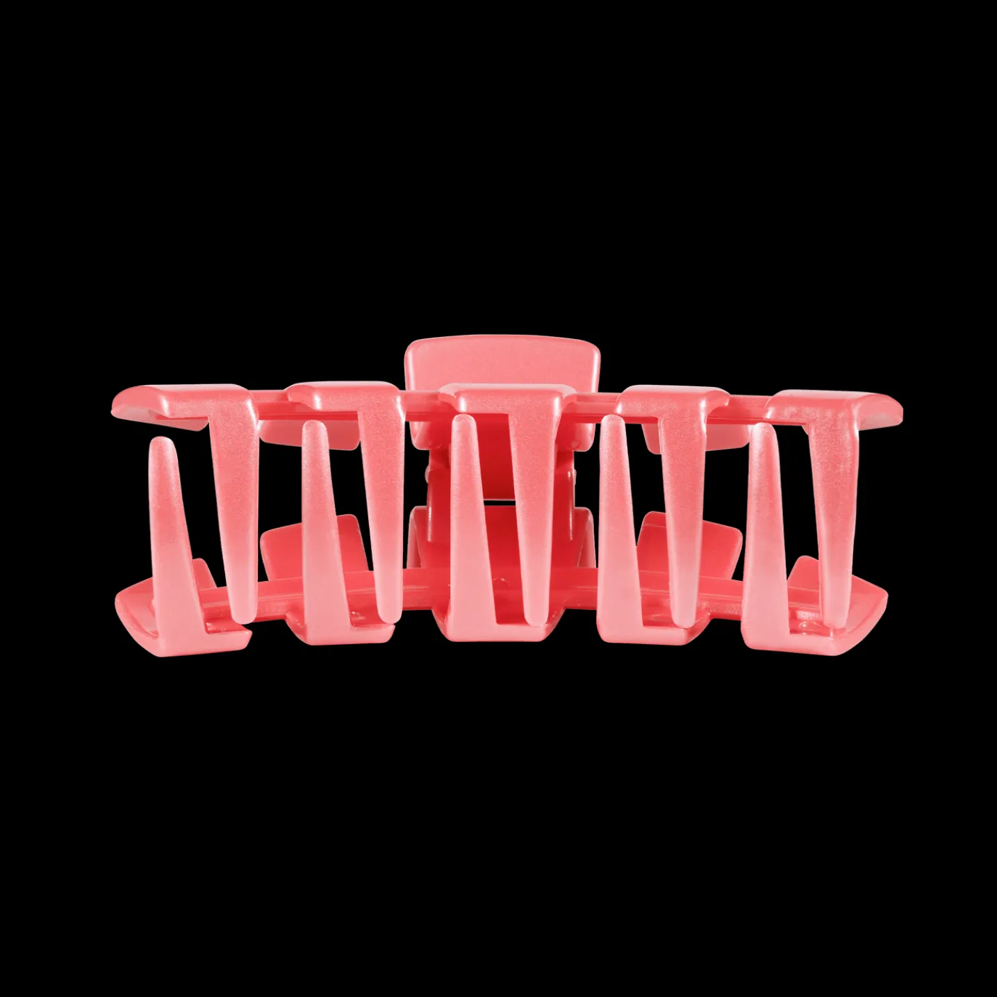 Classic Calming Coral Medium Claw Hair Clip