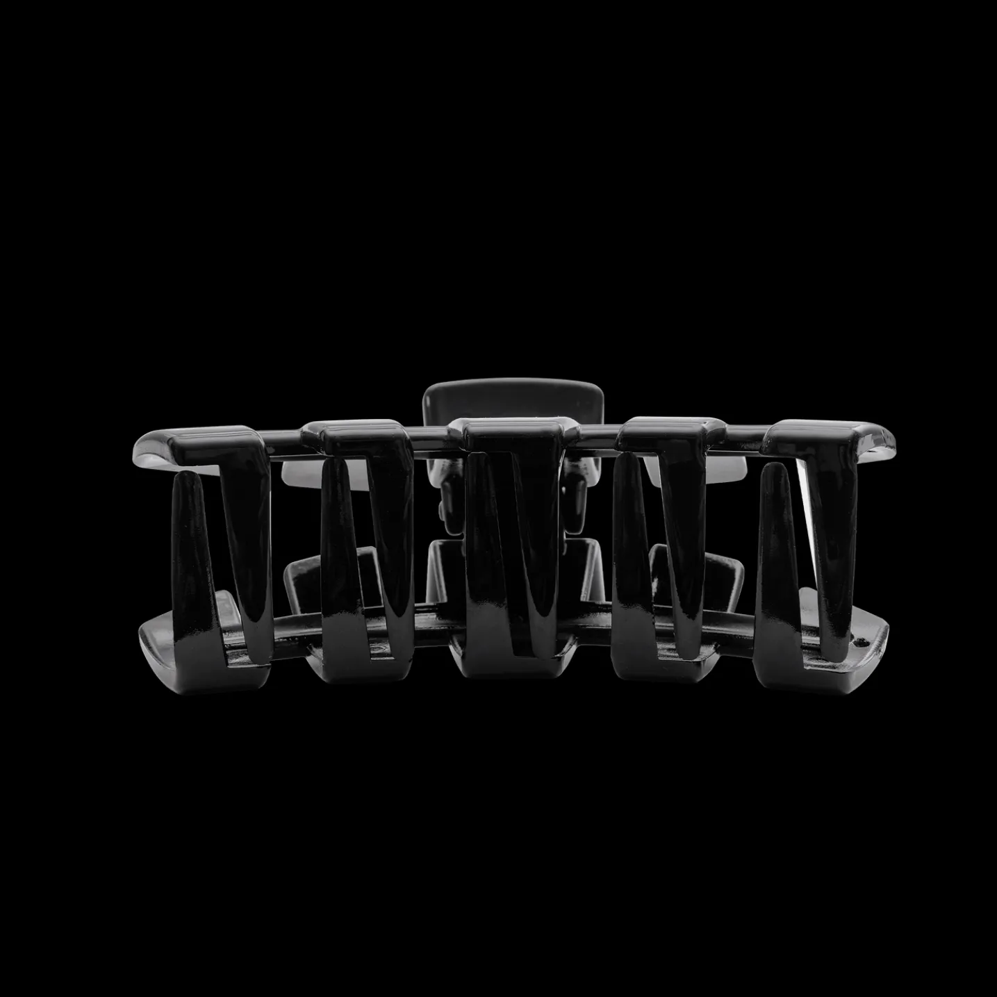 Classic Jet Black Large Claw Hair Clip