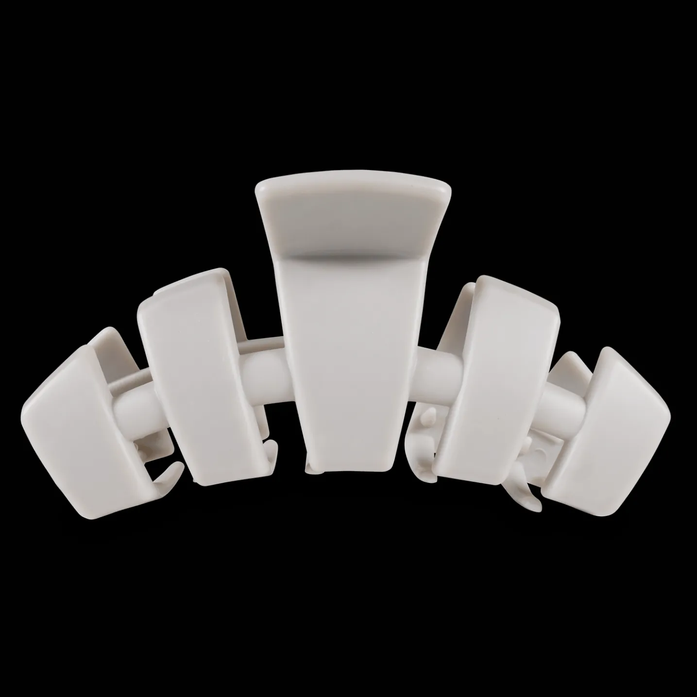 Classic Silver Flames Large Claw Hair Clip