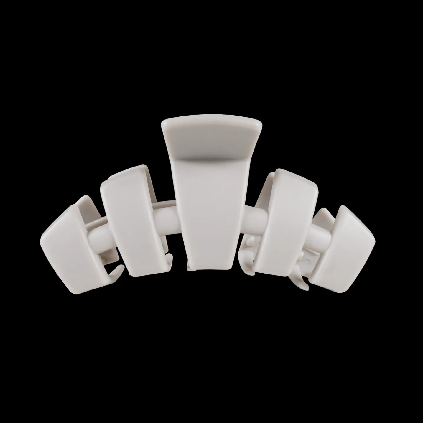 Classic Silver Flames Medium Claw Hair Clip