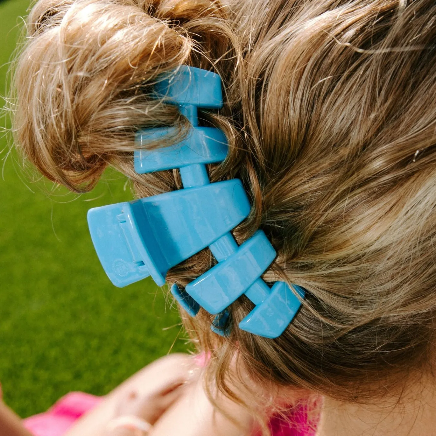 Classic Summer Sky Large Hair Clip