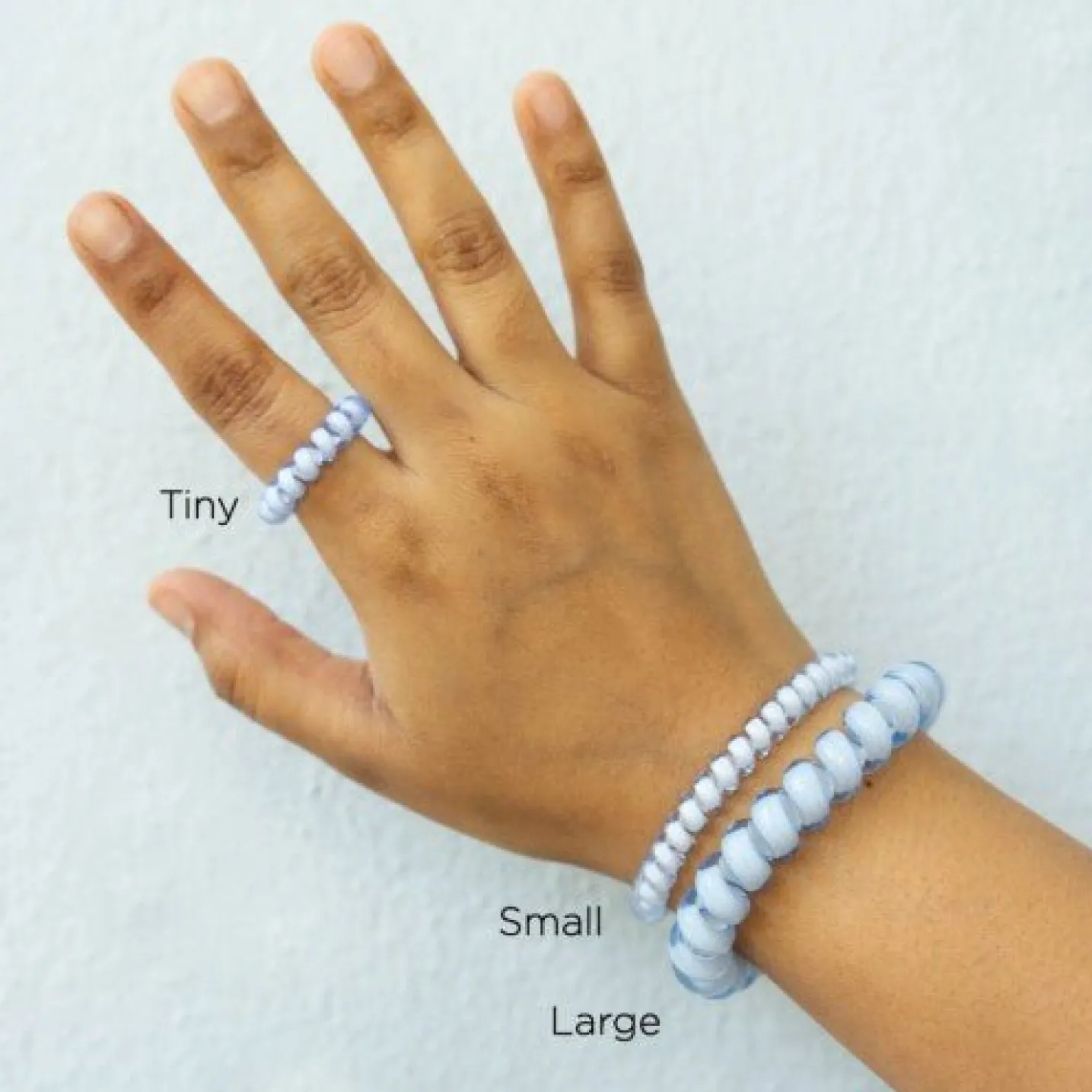 Coconut White Small Hair Ties