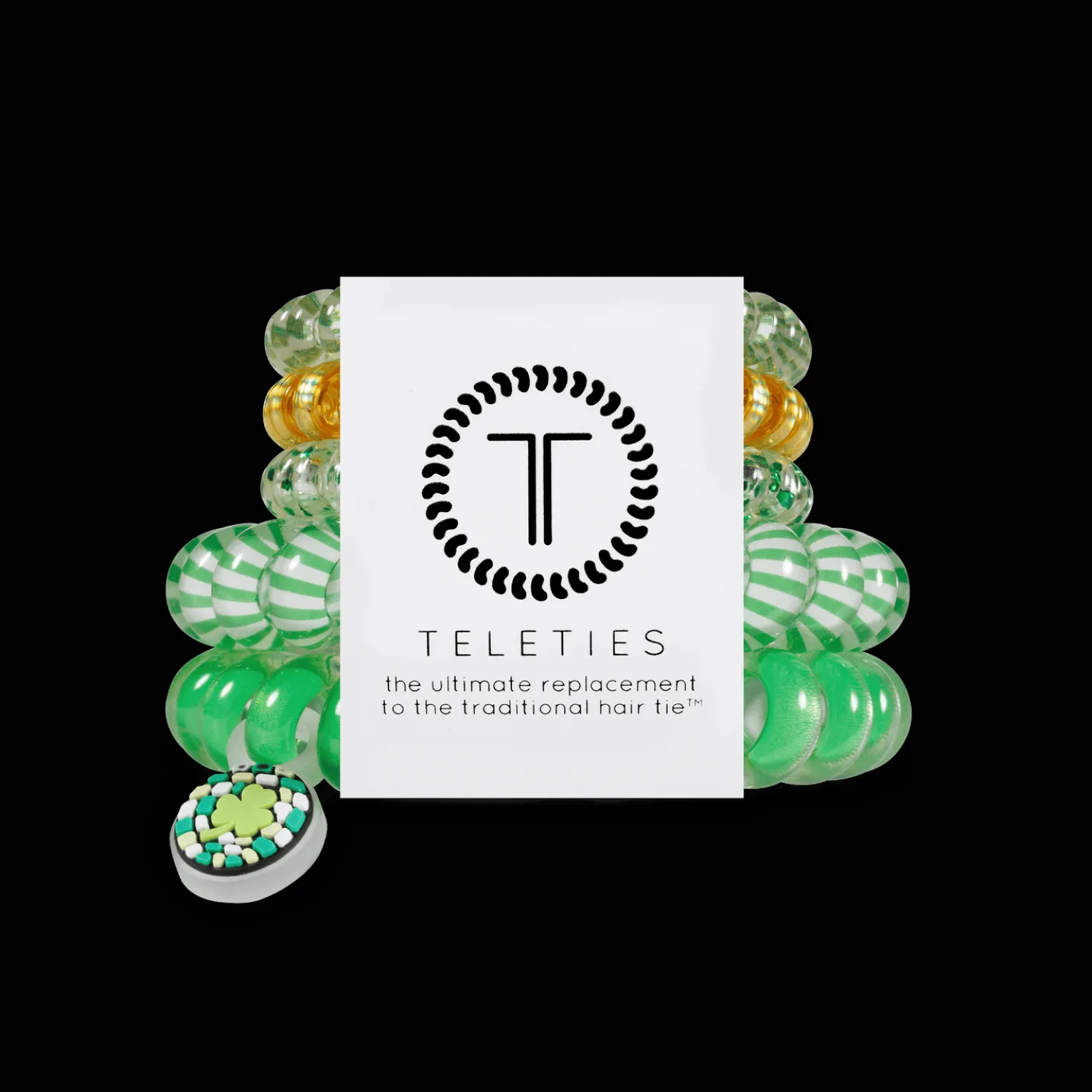 Dancing Green Mixed Hair Ties