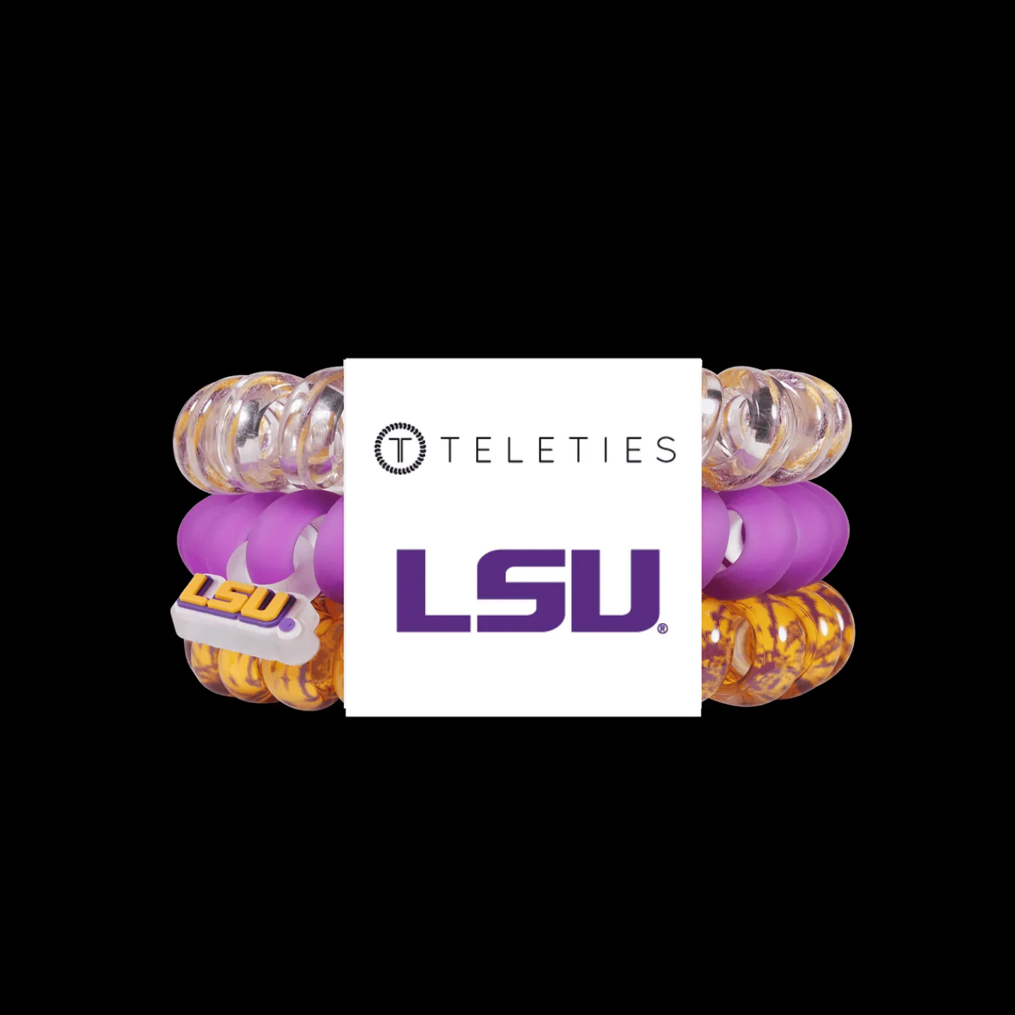 Geaux Tigers! Large Hair Ties
