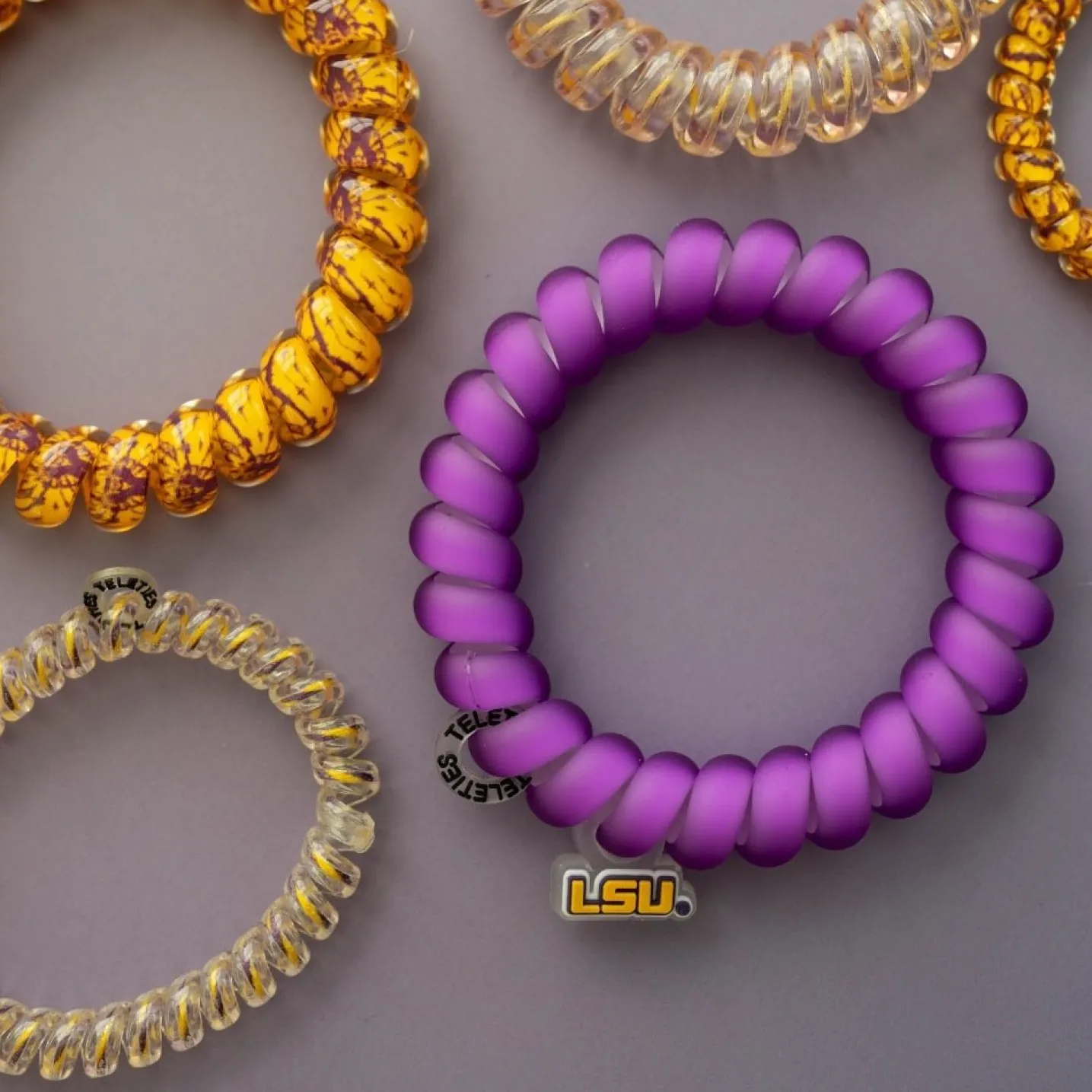 Geaux Tigers! Large Hair Ties