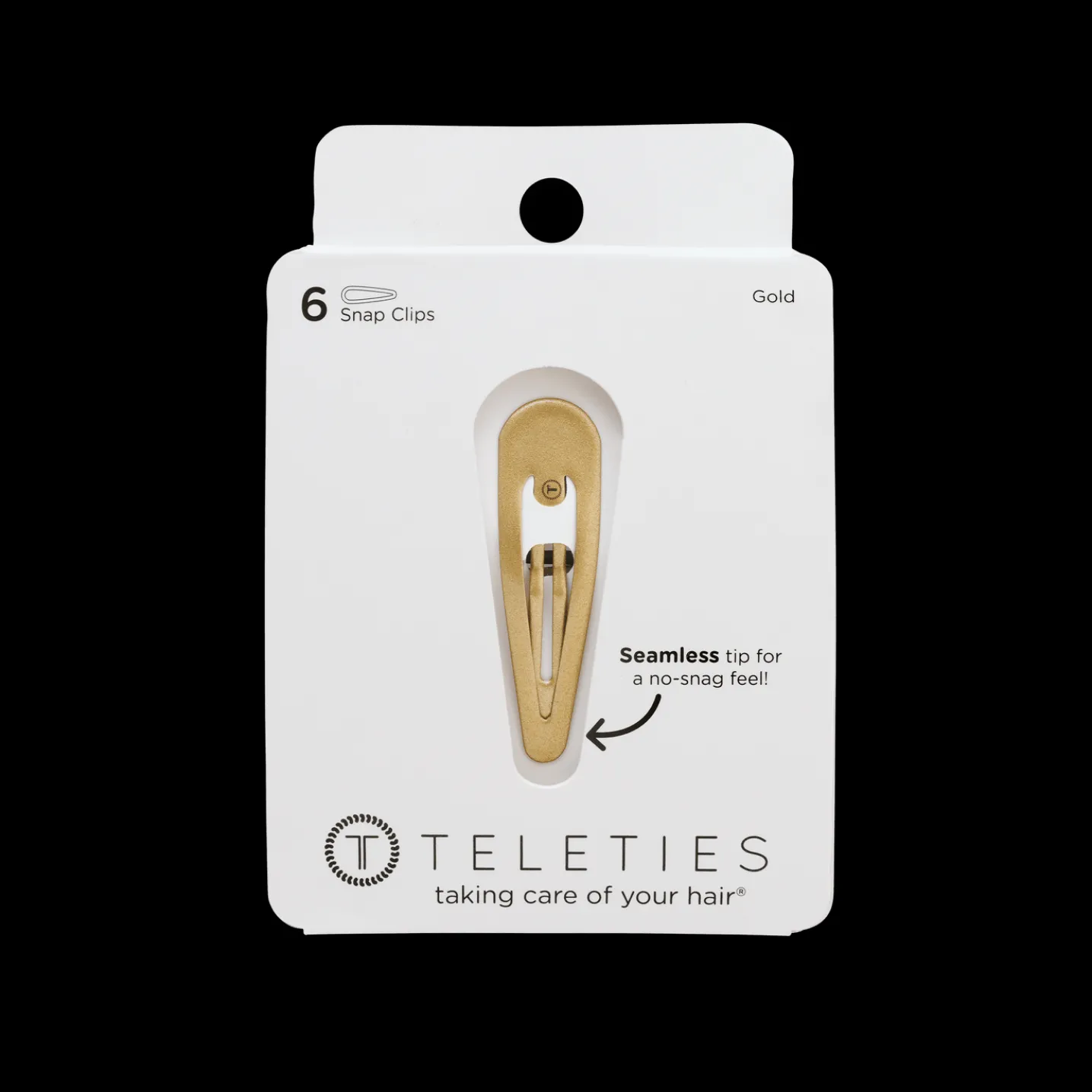 Gold Snap Clip (6Ct)