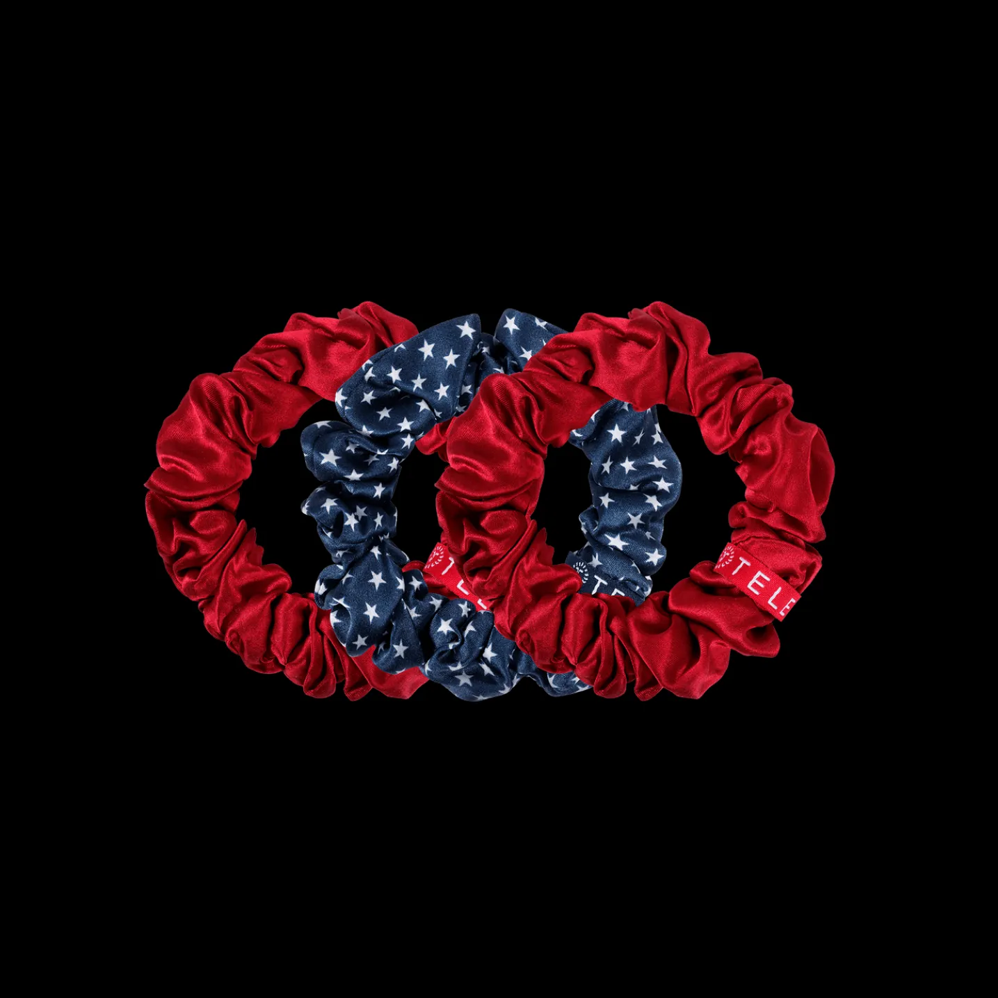 Independence Bae Large Silk Scrunchies