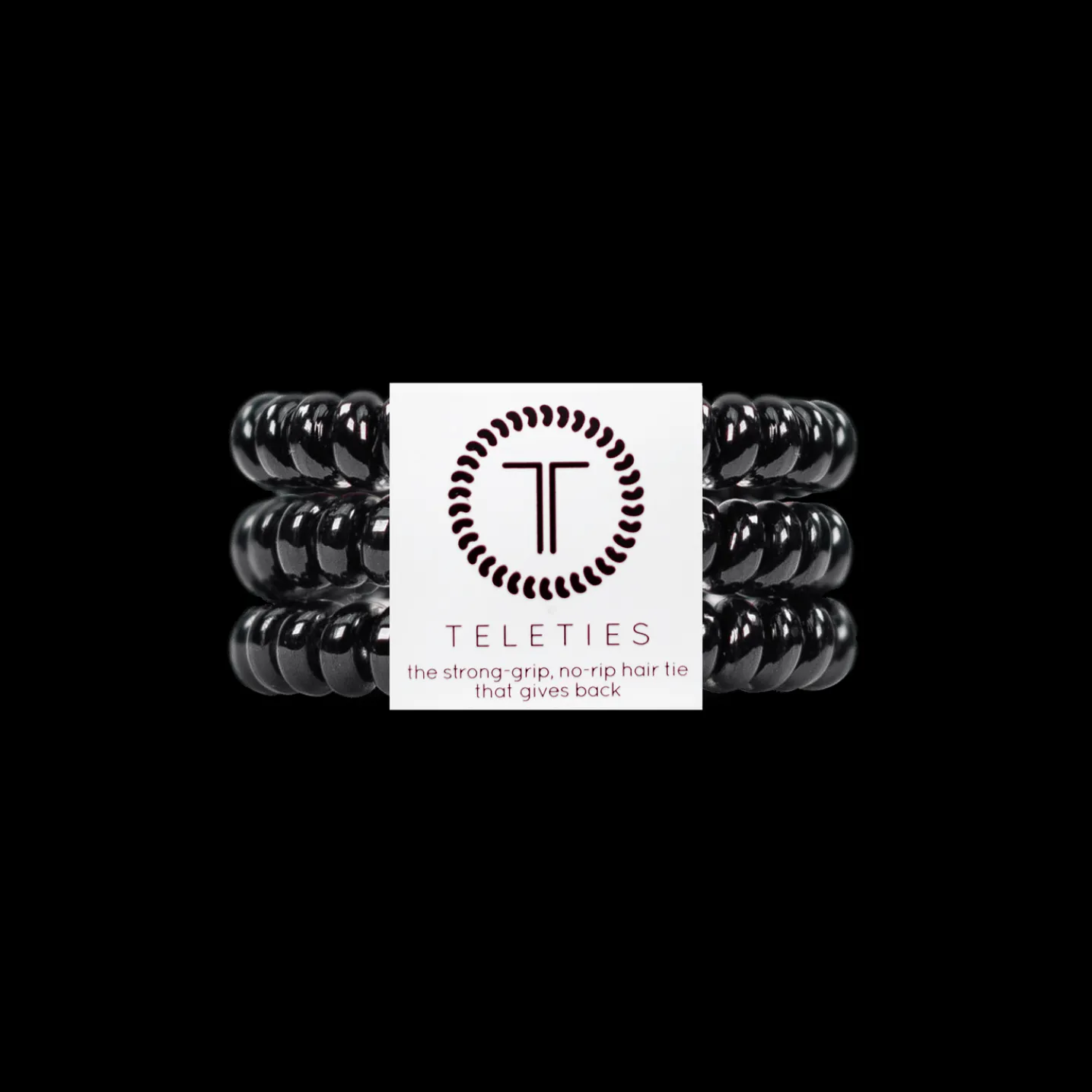 Jet Black Small Hair Ties