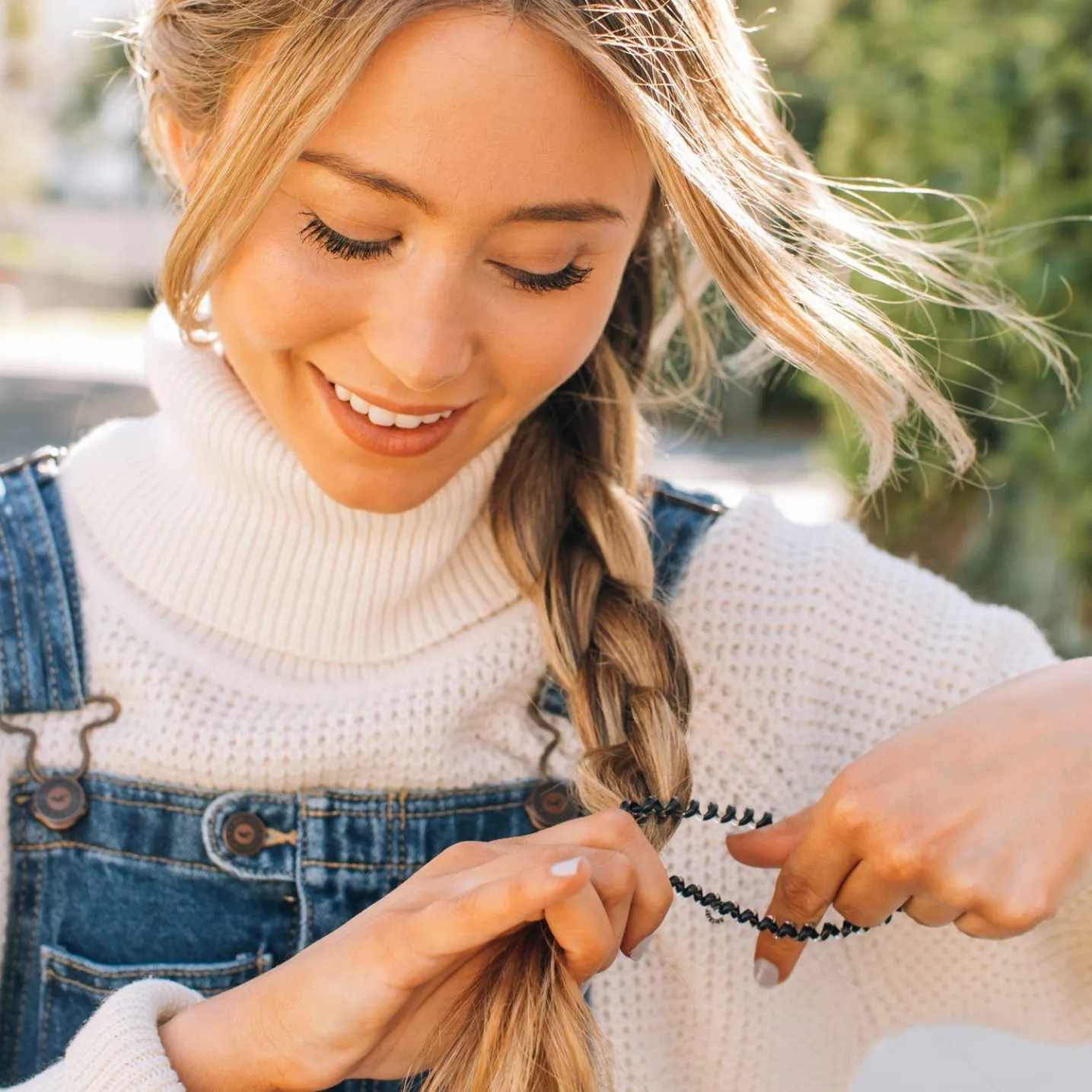 Jet Black Small Hair Ties