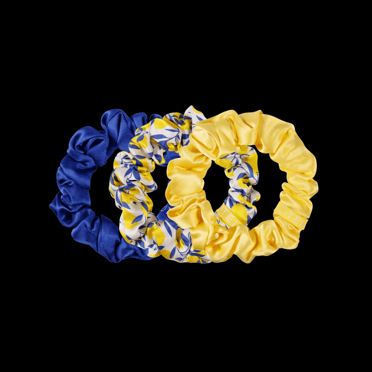 Limoncello Large Silk Scrunchies