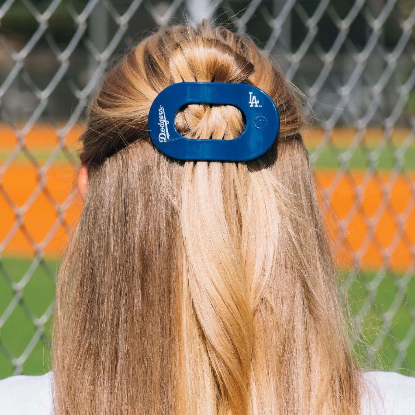Los Angeles Dodgers Medium Flat Round Hair Clip