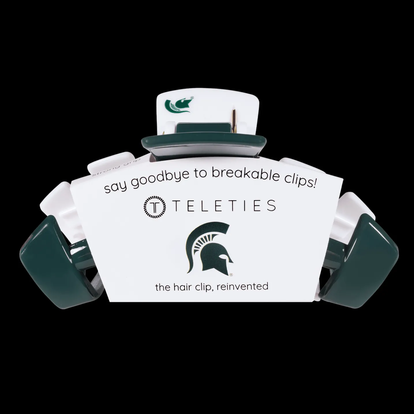 Michigan State University Large Claw Hair Clip