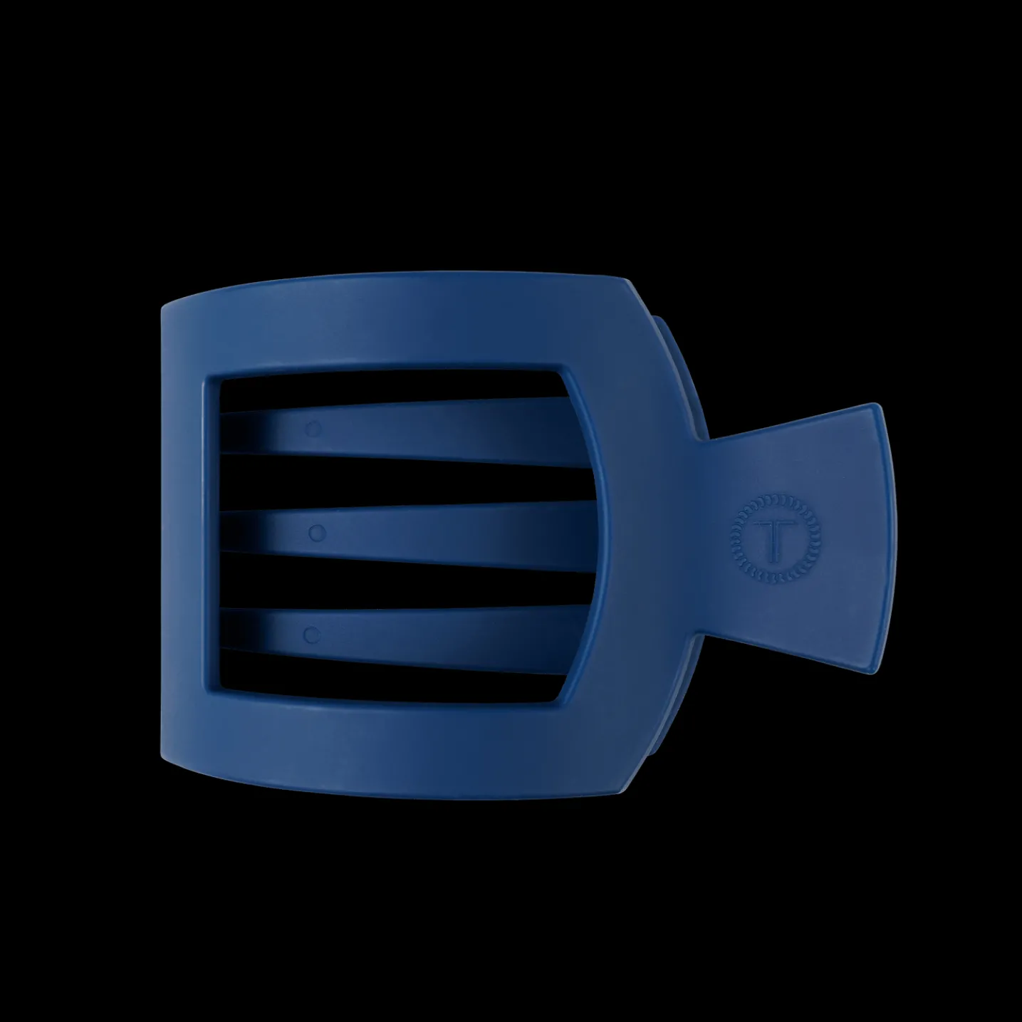 Midnight Rain Large Flat Square Hair Clip