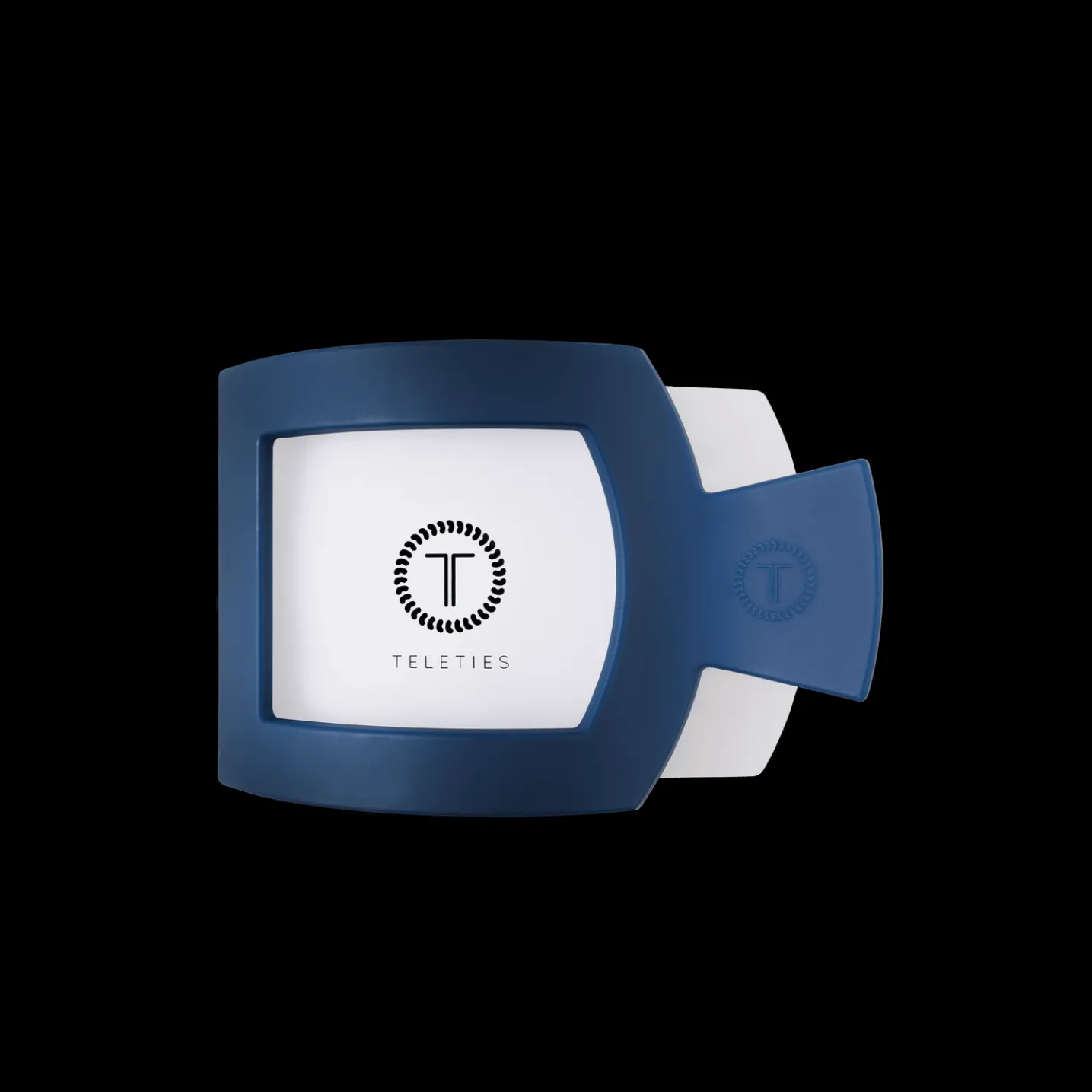 Midnight Rain Medium Flat Square Hair Clip