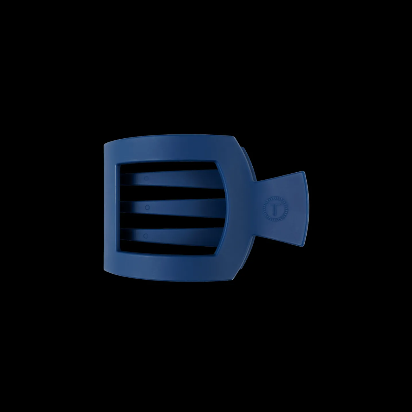 Midnight Rain Small Flat Square Hair Clip