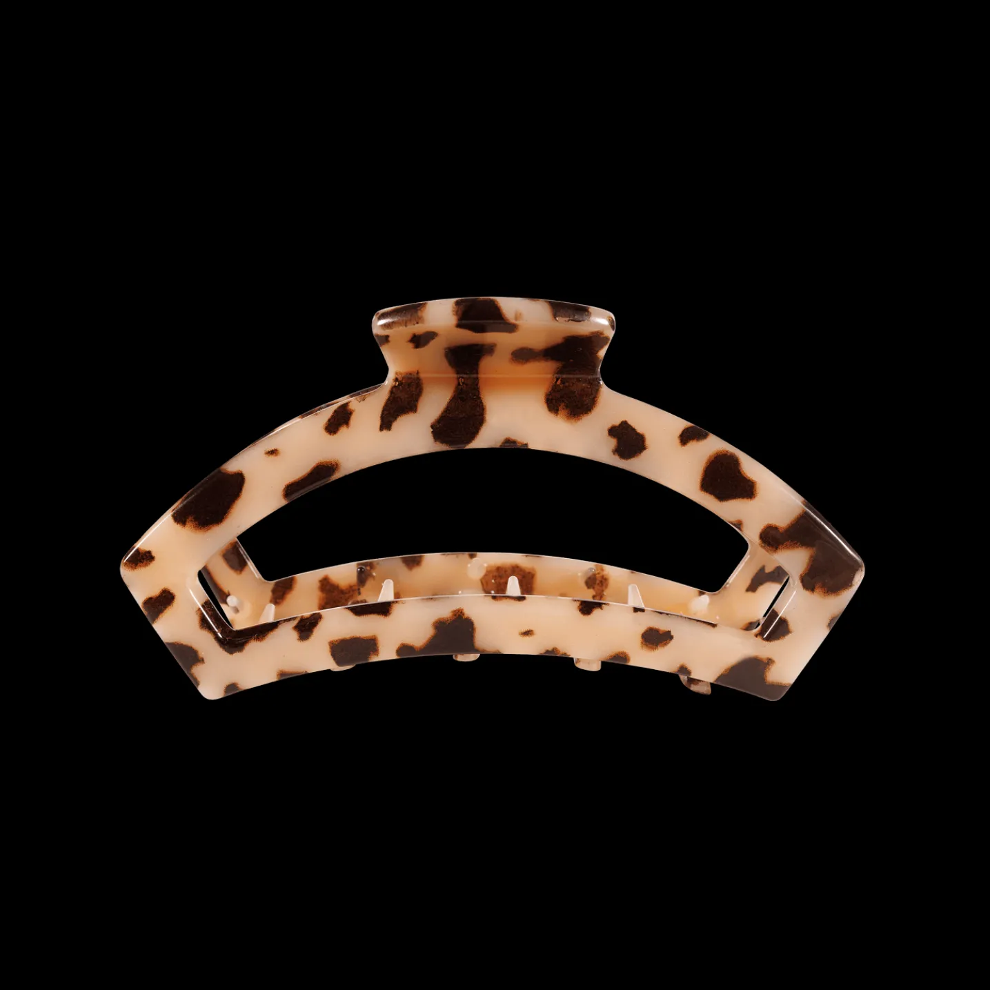 Open Blonde Tortoise Medium Claw Hair Clip