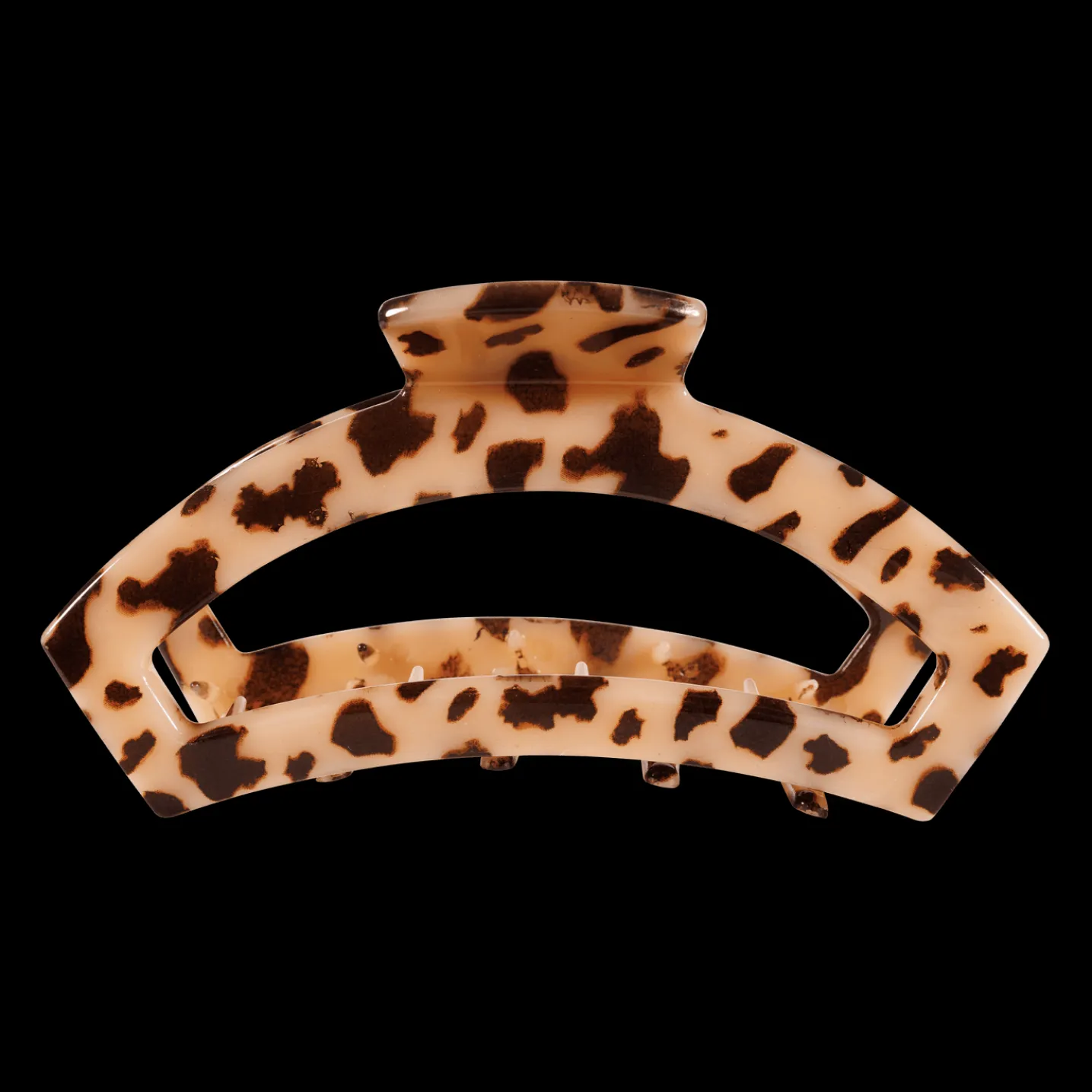 Open Blonde Tortoise Large Claw Hair Clip