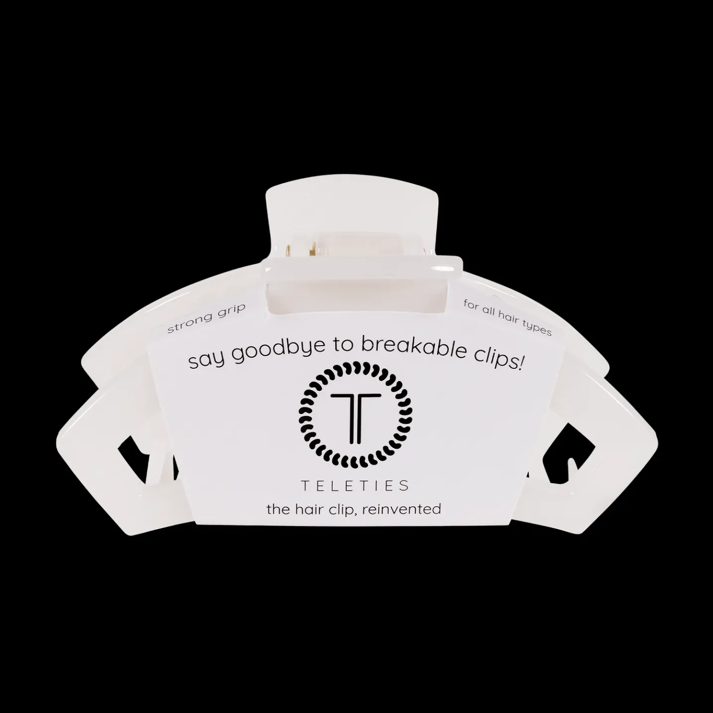 Open Coconut White Small Claw Hair Clip