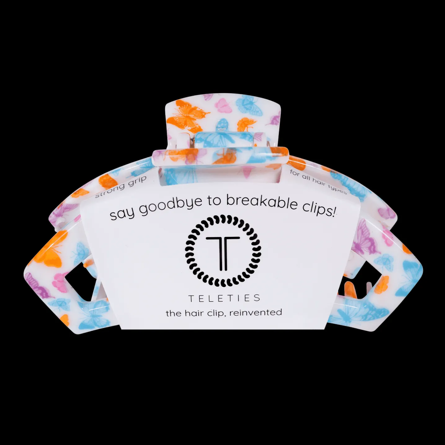 Open Fluttering By Large Claw Hair Clip