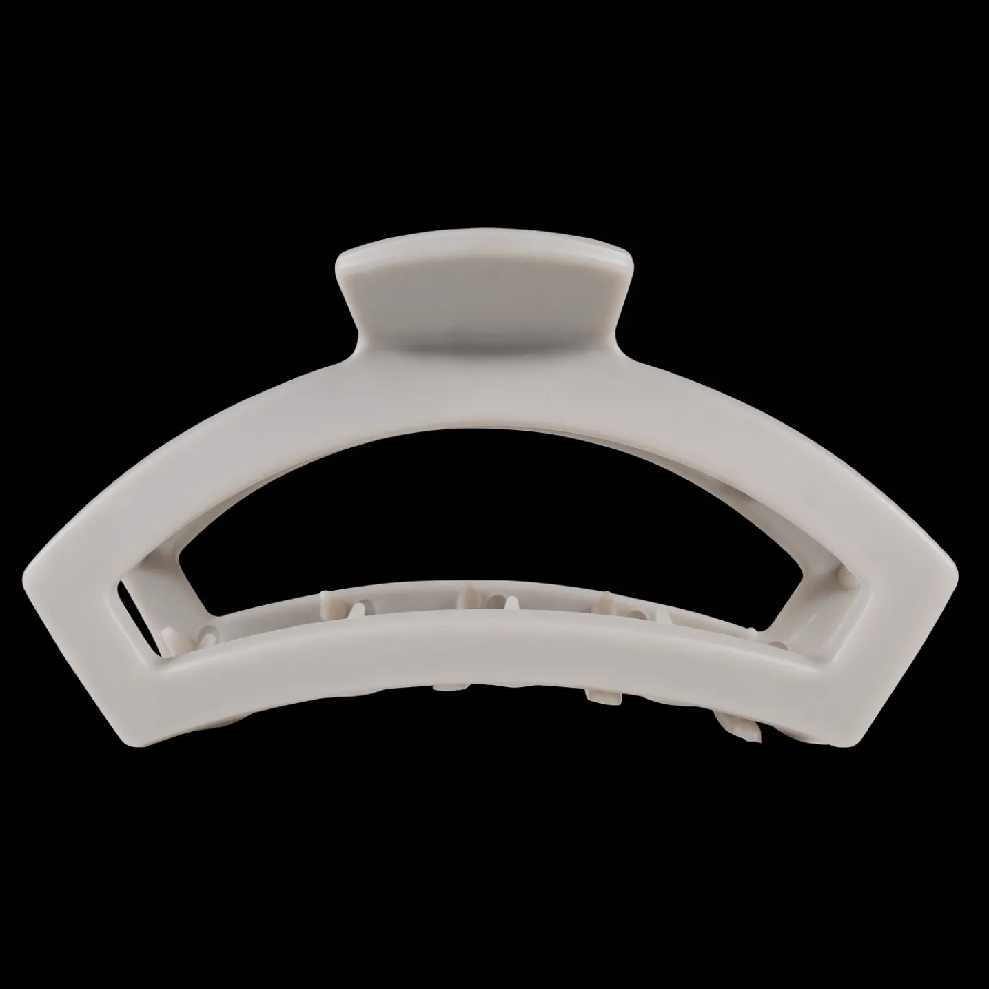 Open Silver Flames Large Claw Hair Clip