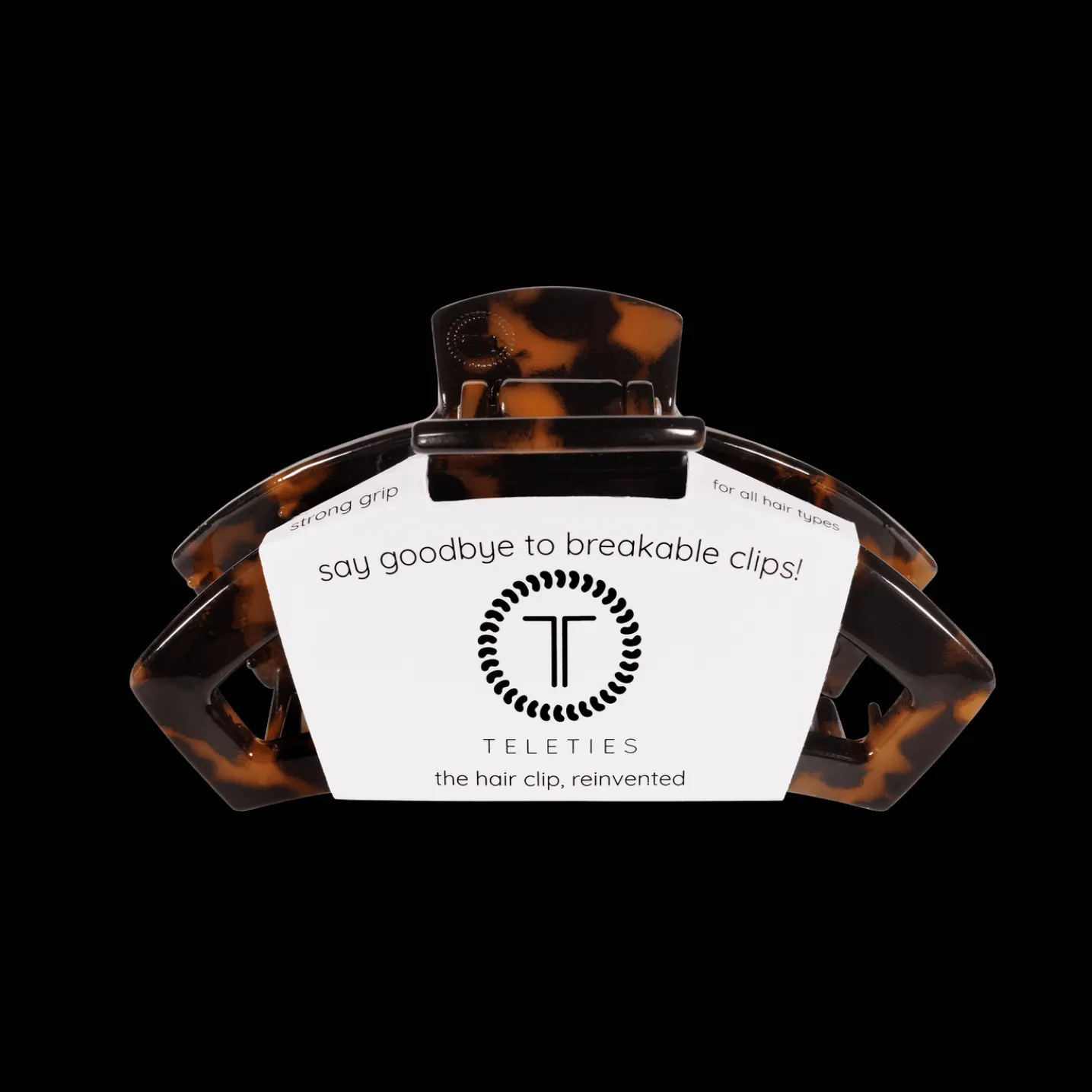 Open Tortoise Medium Claw Hair Clip