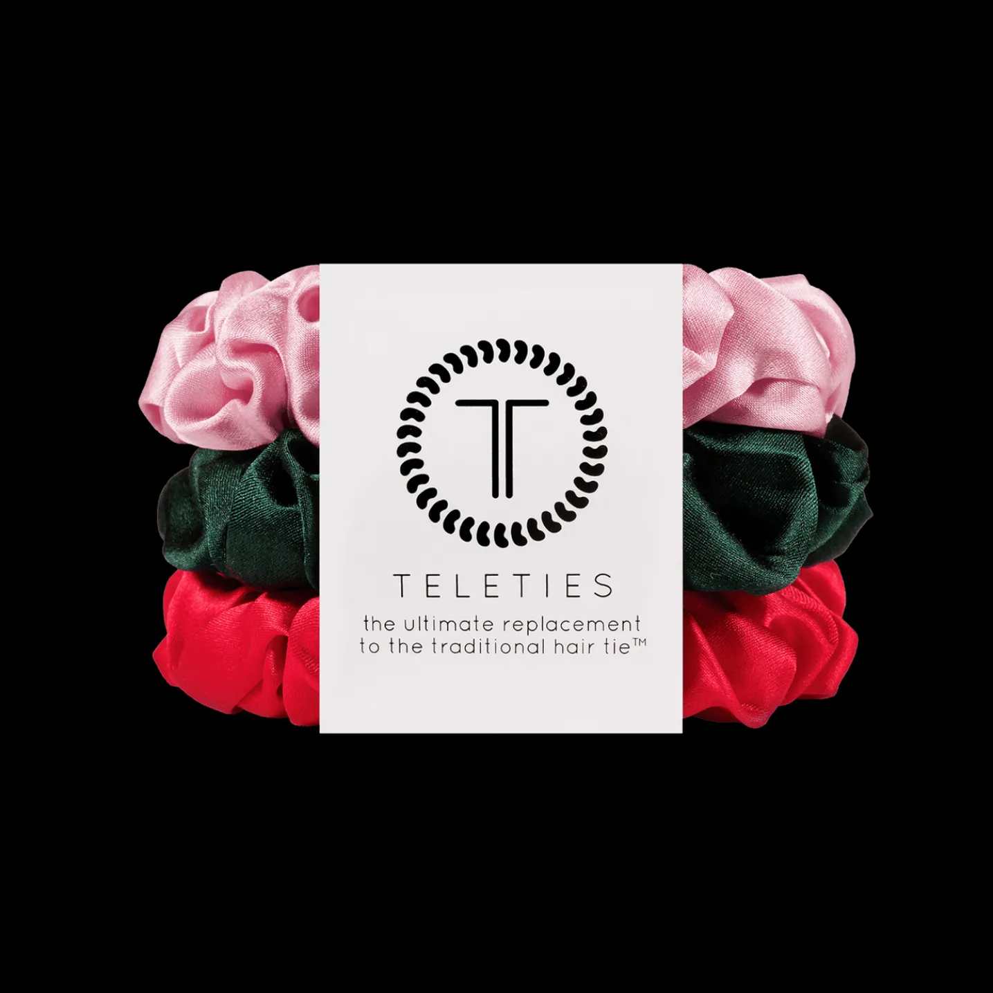 Poinsettia Large Silk Scrunchies