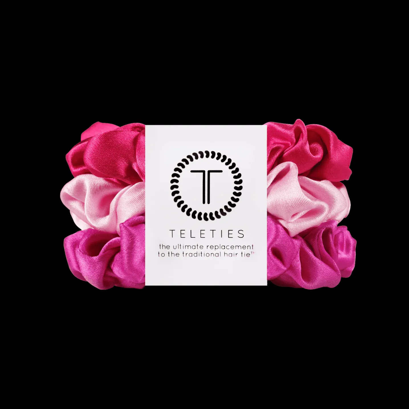 Rose All Day Large Silk Scrunchies