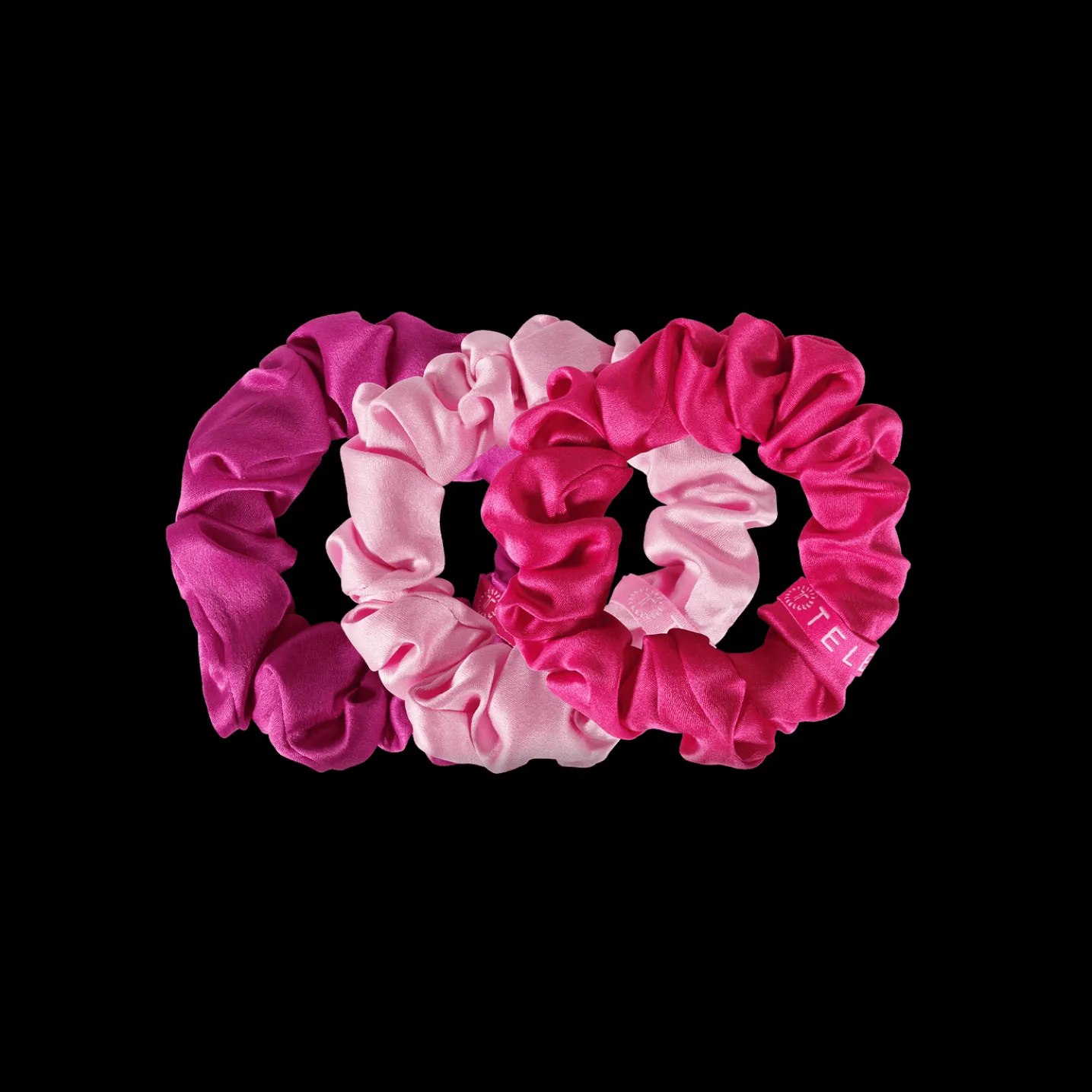 Rose All Day Large Silk Scrunchies