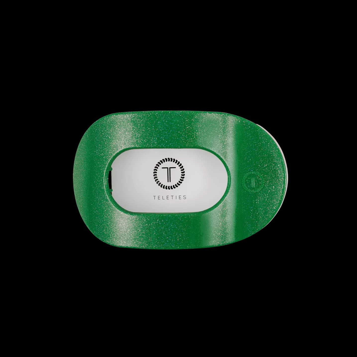 Shamrock Shimmer Small Flat Round Hair Clip