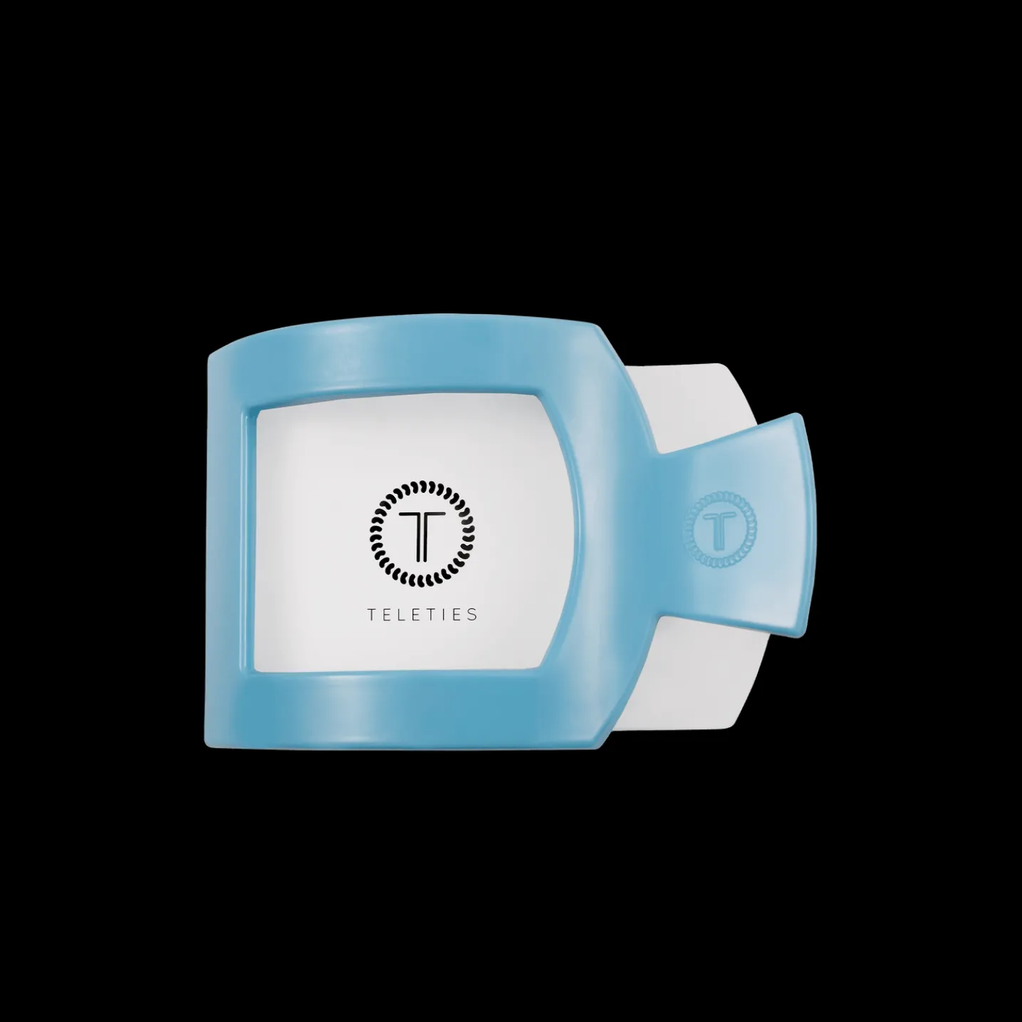 Summer Sky Medium Flat Square Hair Clip