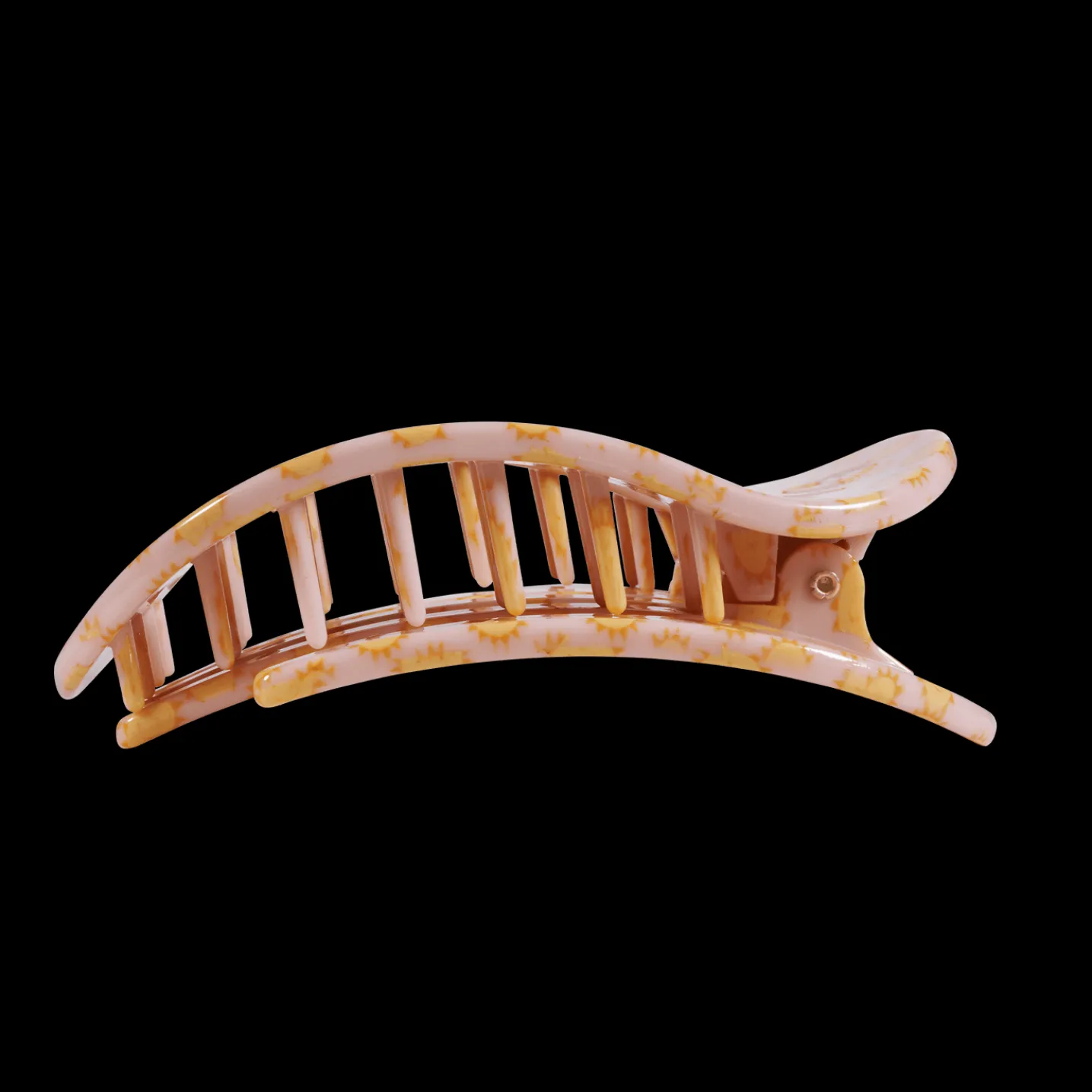 Sunny Days Ahead Large Flat Round Hair Clip