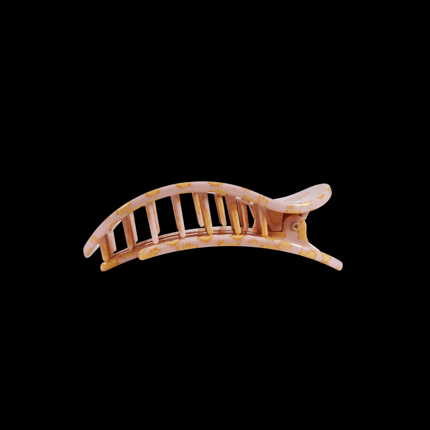 Sunny Days Ahead Small Flat Round Hair Clip