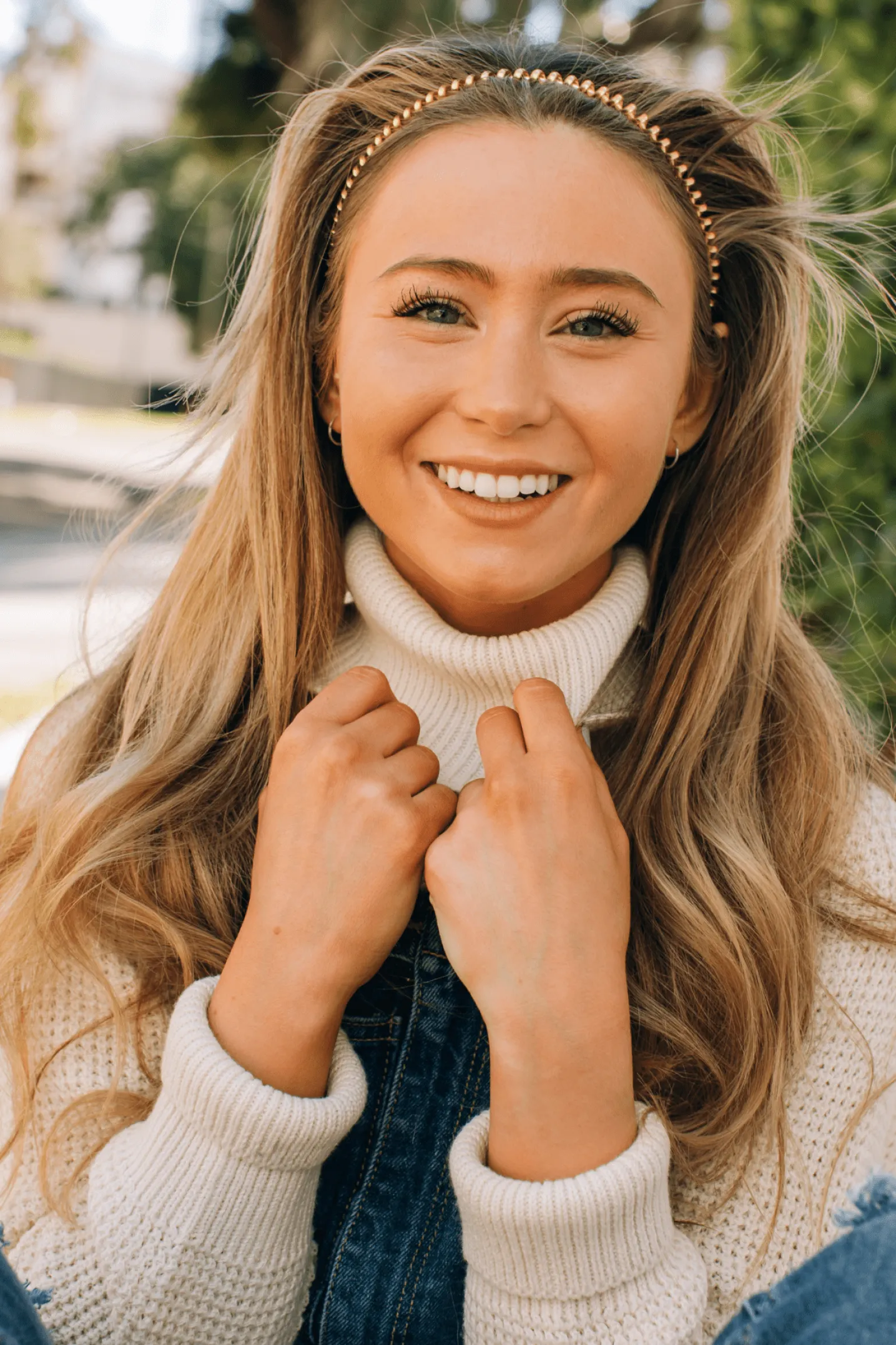 Sunset Gold Headband