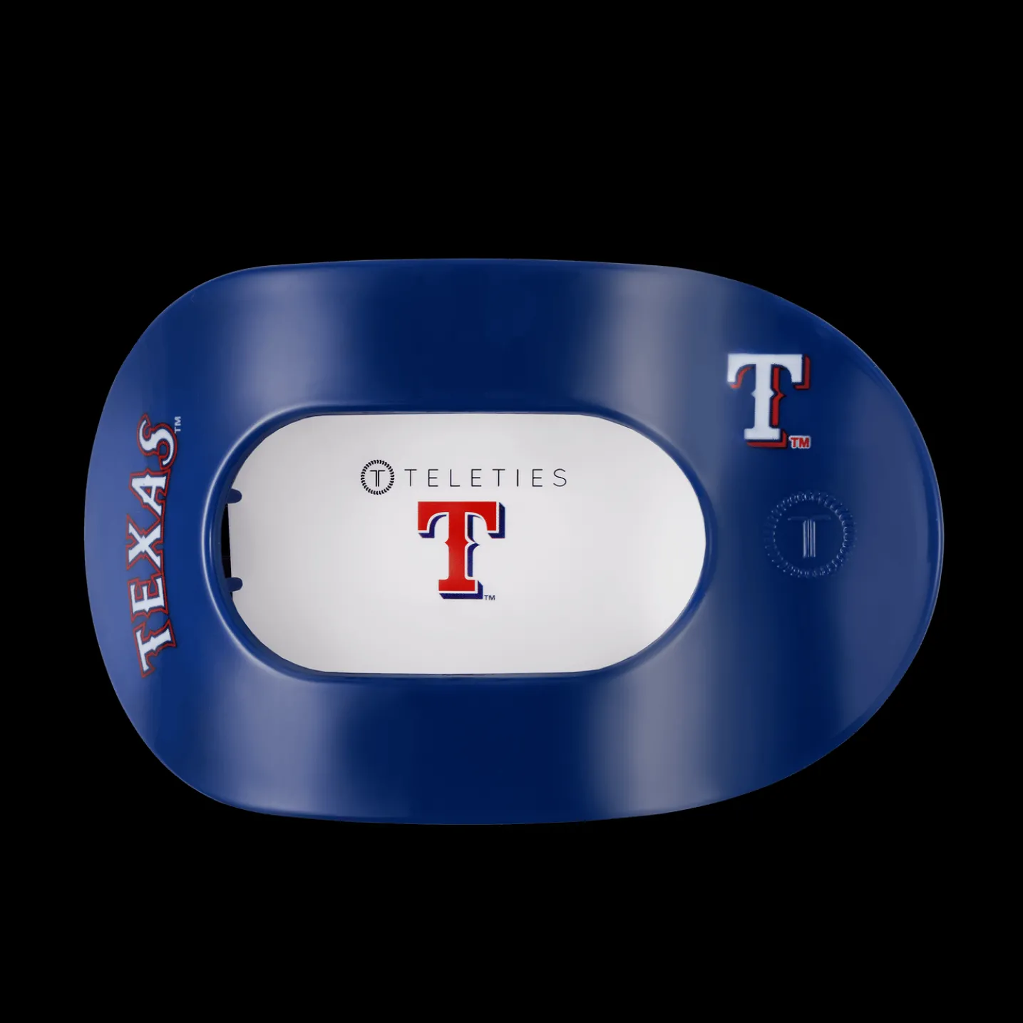Texas Rangers Large Flat Round Hair Clip