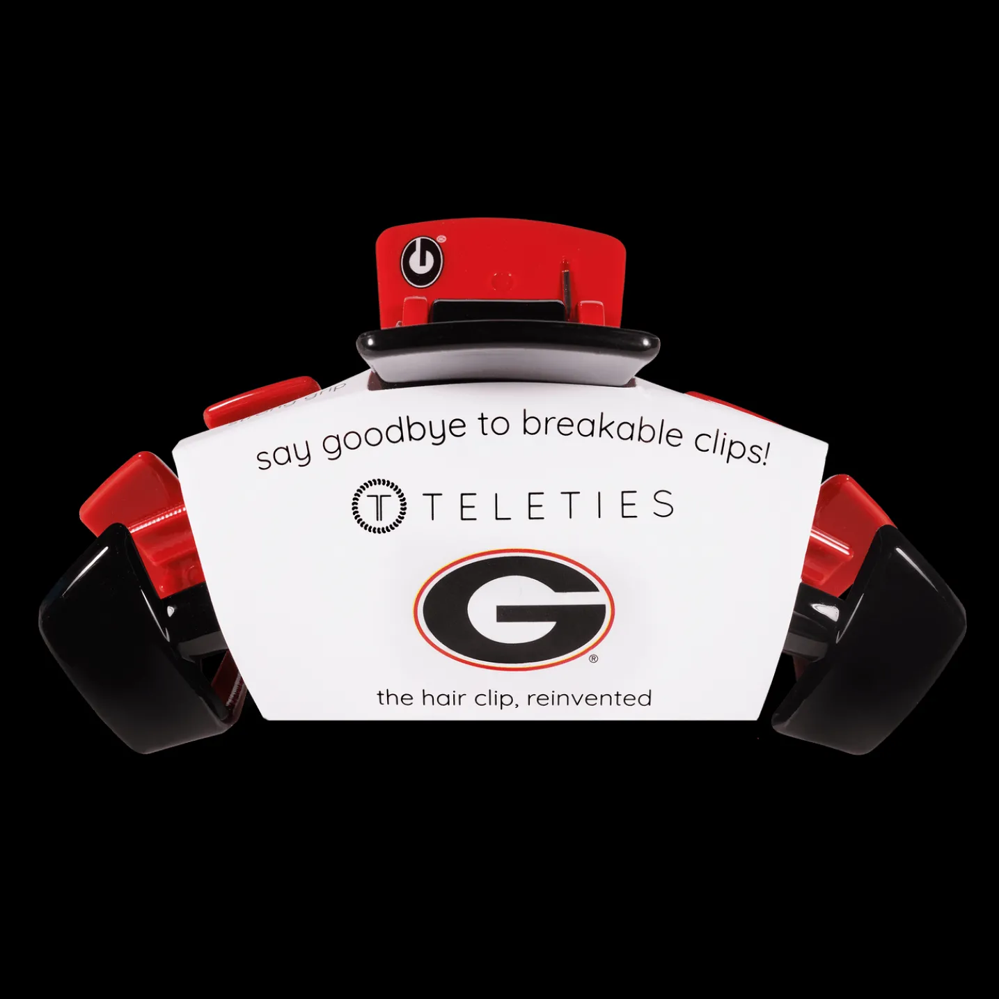 University of Georgia Large Claw Hair Clip